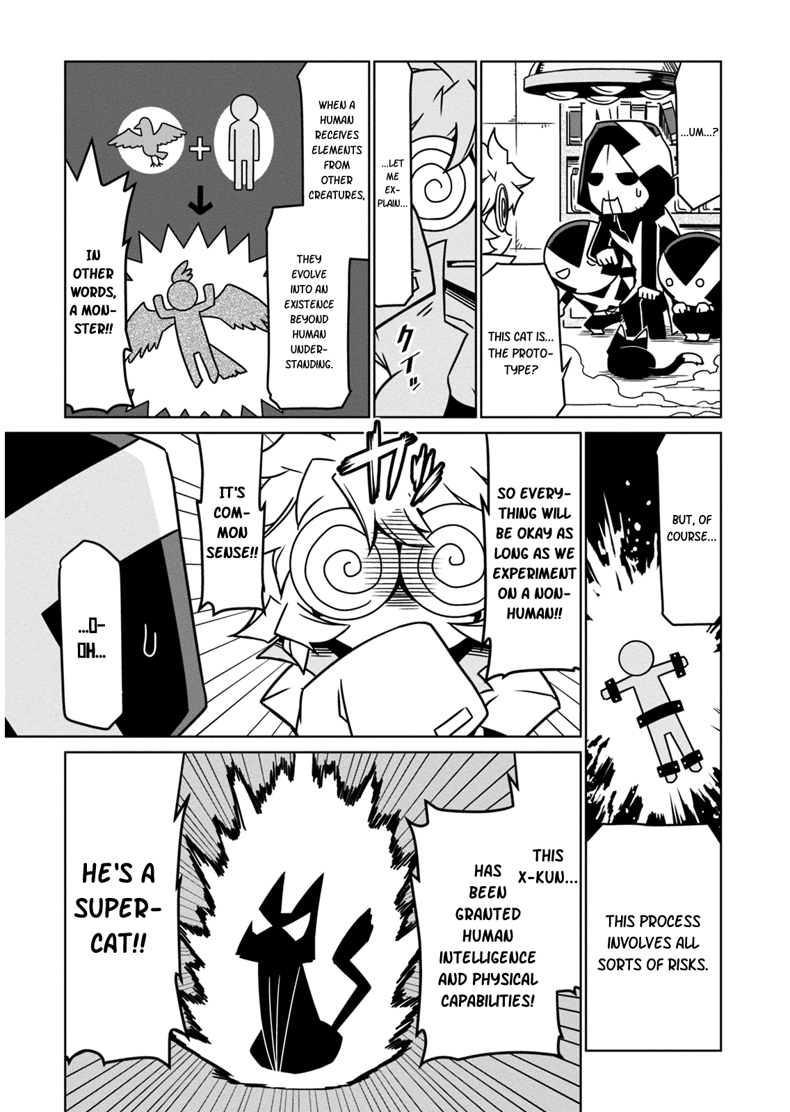 Zannen Jokanbu Black General-san Chapter 13 page 3 - Chapter 13: Terror: A New Species' Explosive Birth!
