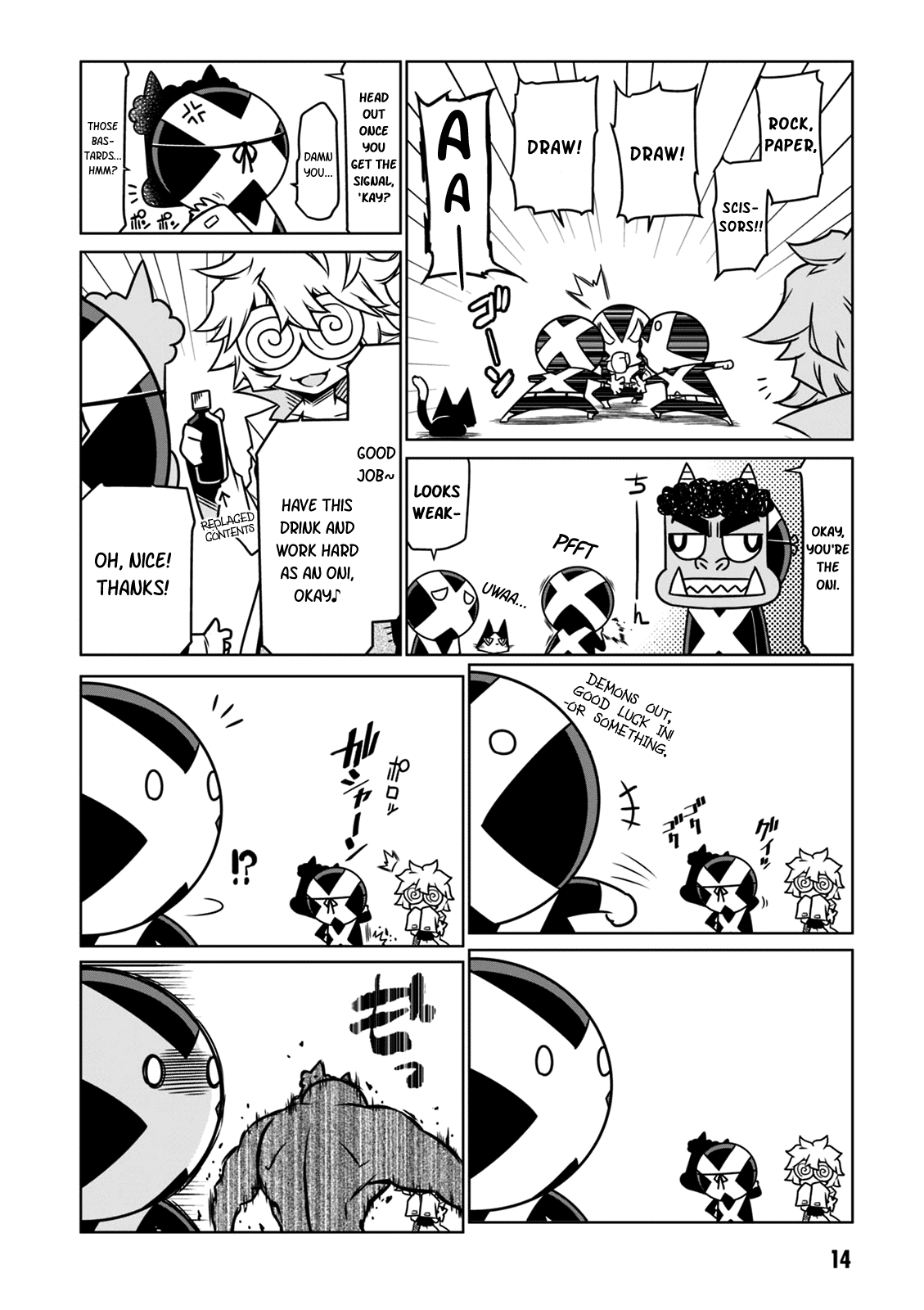 Zannen Jokanbu Black General-san Chapter 18 page 4 - Chapter 18: Out With Demons and Luck