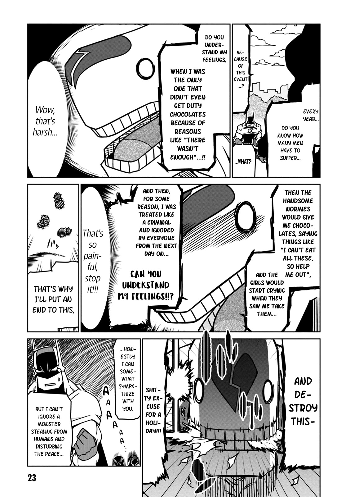 Zannen Jokanbu Black General-san Chapter 19 page 5 - Chapter 19: Valentine Panic