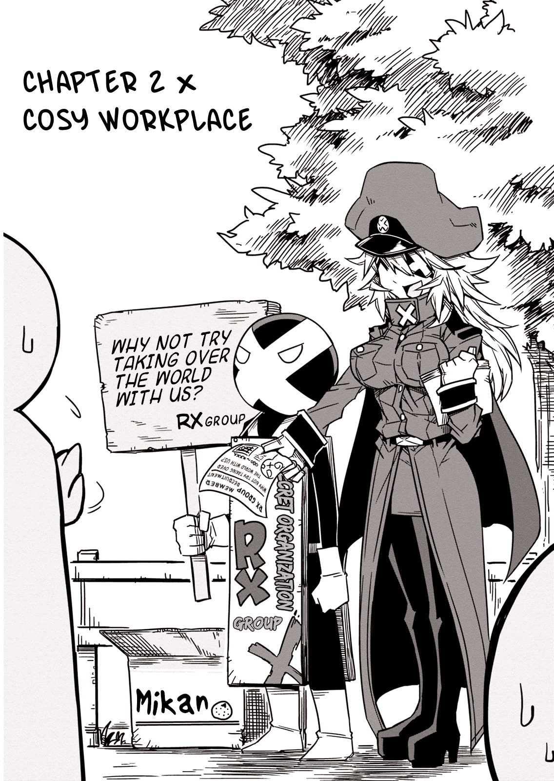 Zannen Jokanbu Black General-san Chapter 2 page 1 - Chapter 2: Cosy Workplace