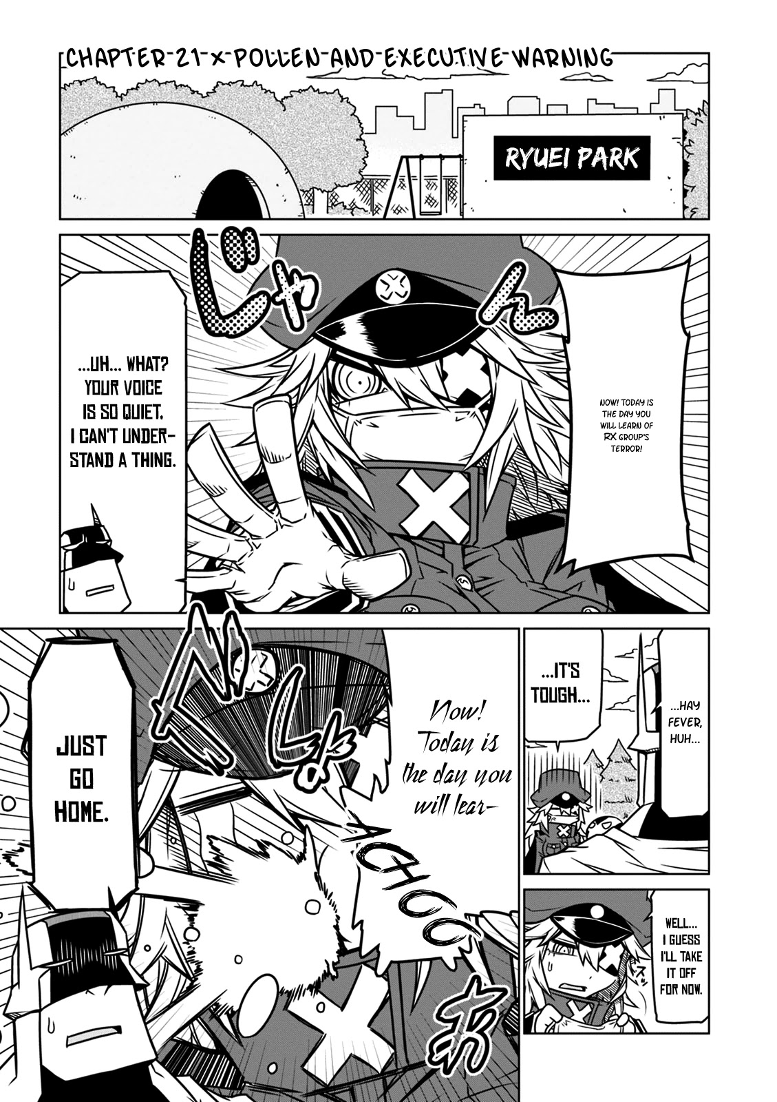 Zannen Jokanbu Black General-san Chapter 21 page 1 - Chapter 21: Pollen and Executive Warning
