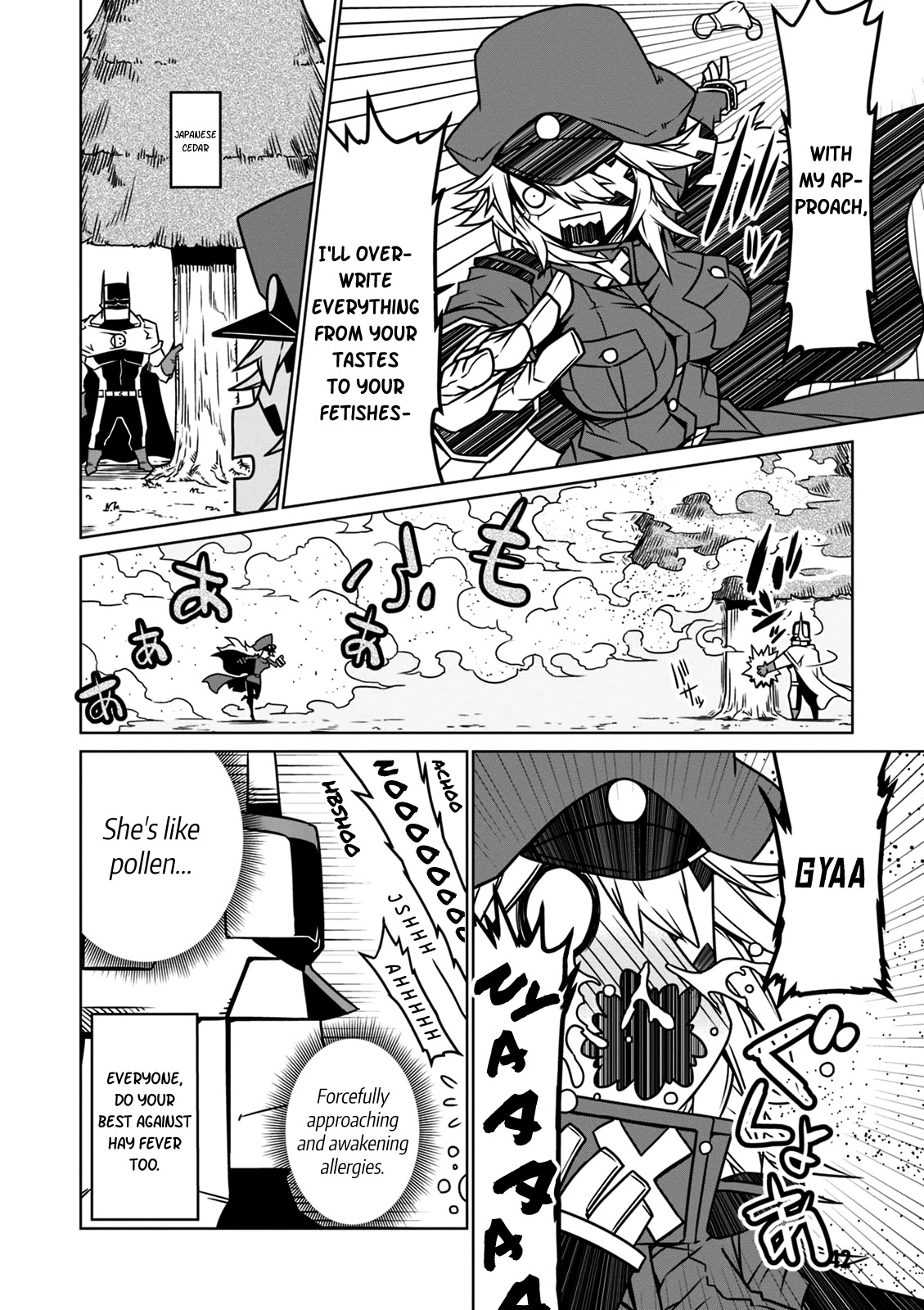 Zannen Jokanbu Black General-san Chapter 21 page 8 - Chapter 21: Pollen and Executive Warning