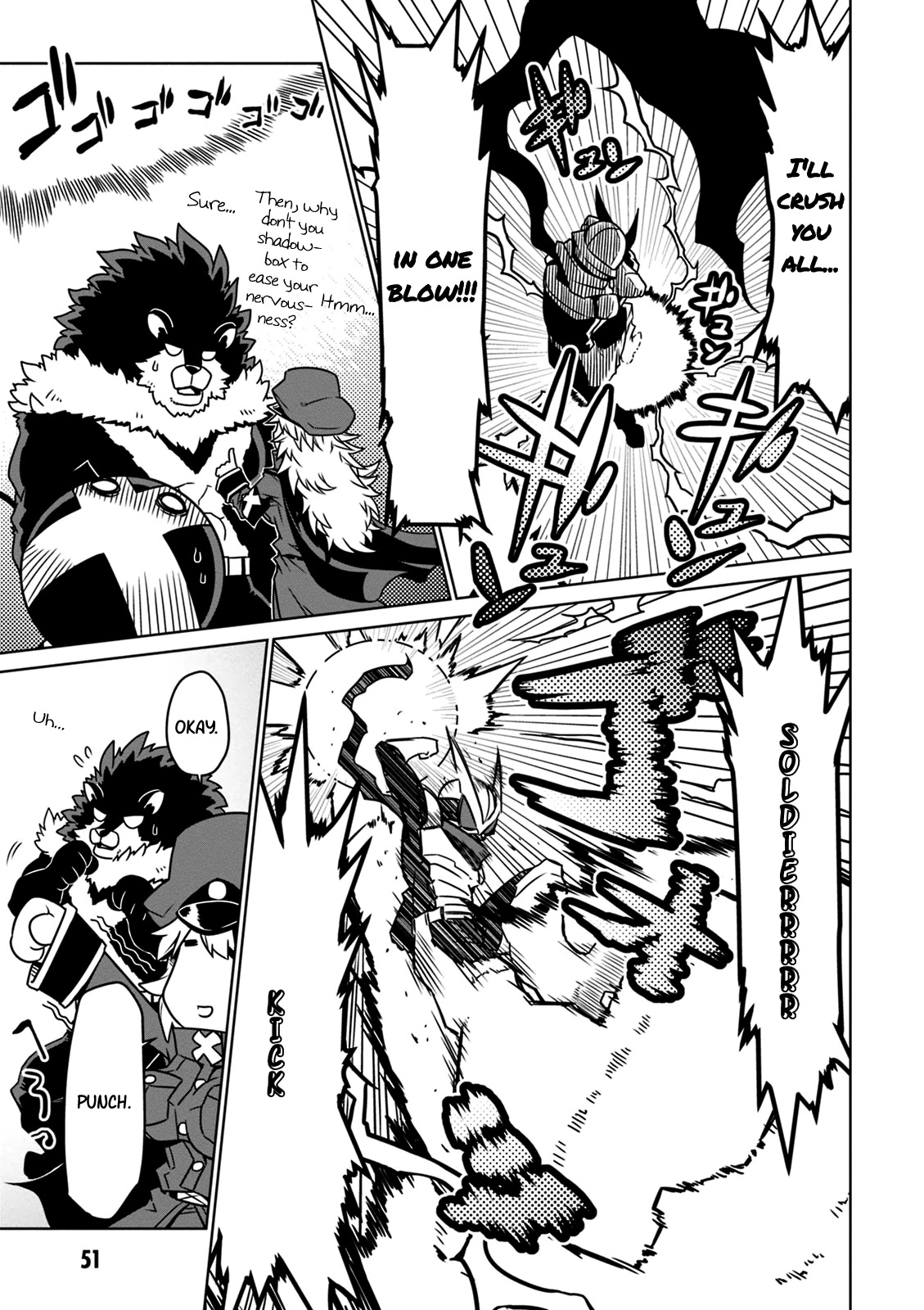 Zannen Jokanbu Black General-san Chapter 22 page 9 - Chapter 22: Attack of a New Hero