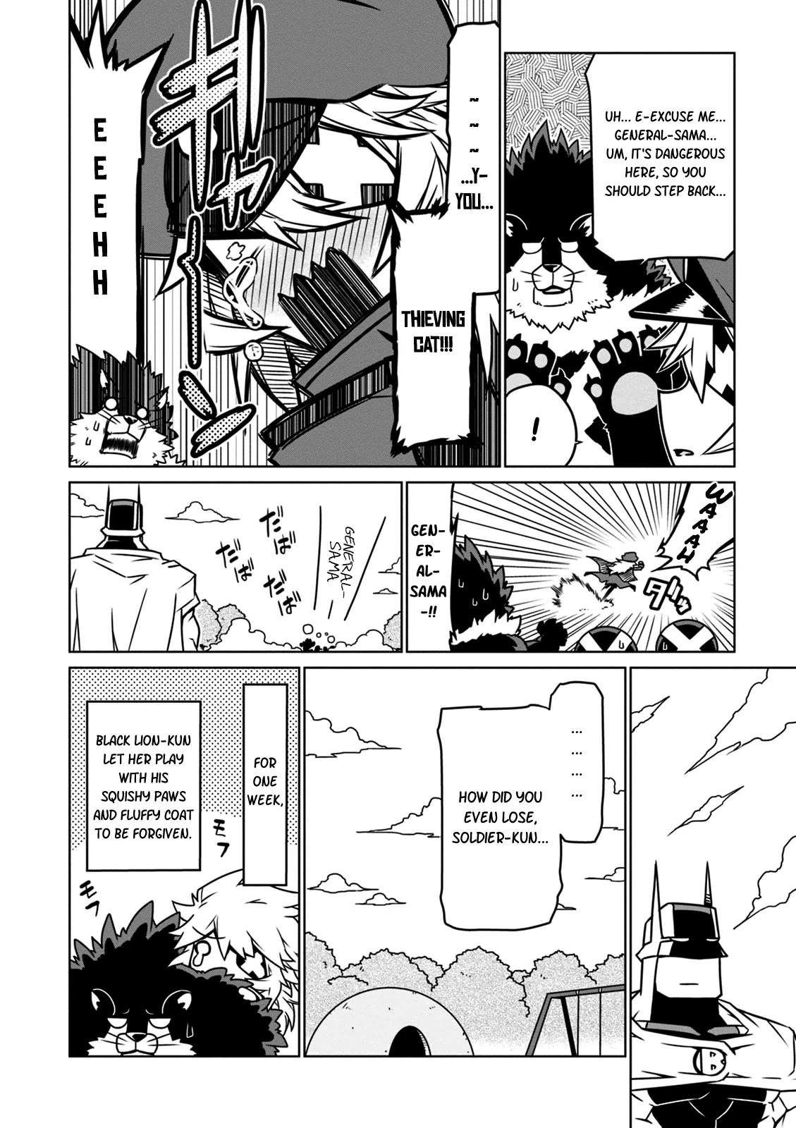 Zannen Jokanbu Black General-san Chapter 24 page 8 - Chapter 24: Jet-Black Thieving Cat