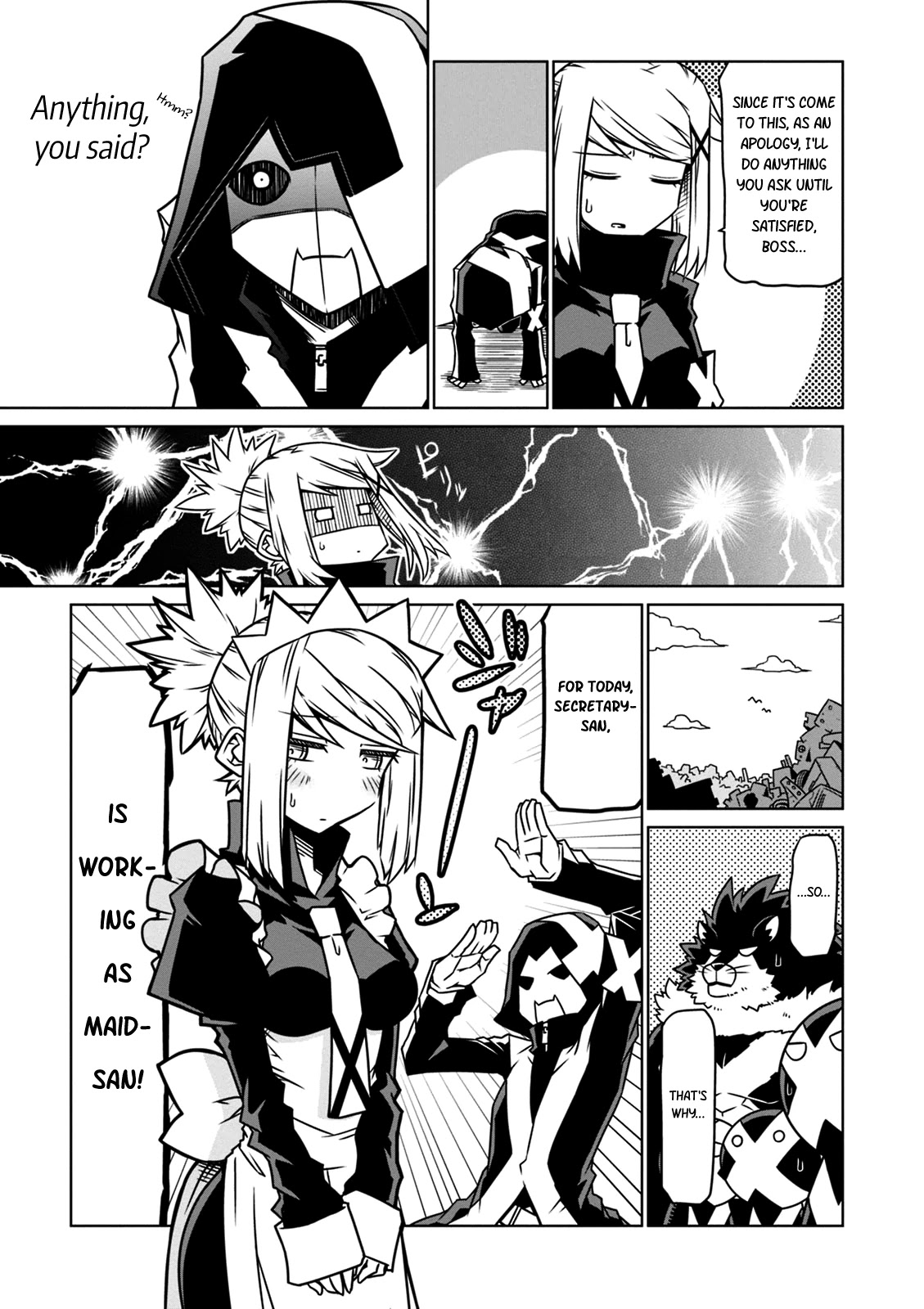 Zannen Jokanbu Black General-san Chapter 25 page 3 - Chapter 25: Scene with Maid-san