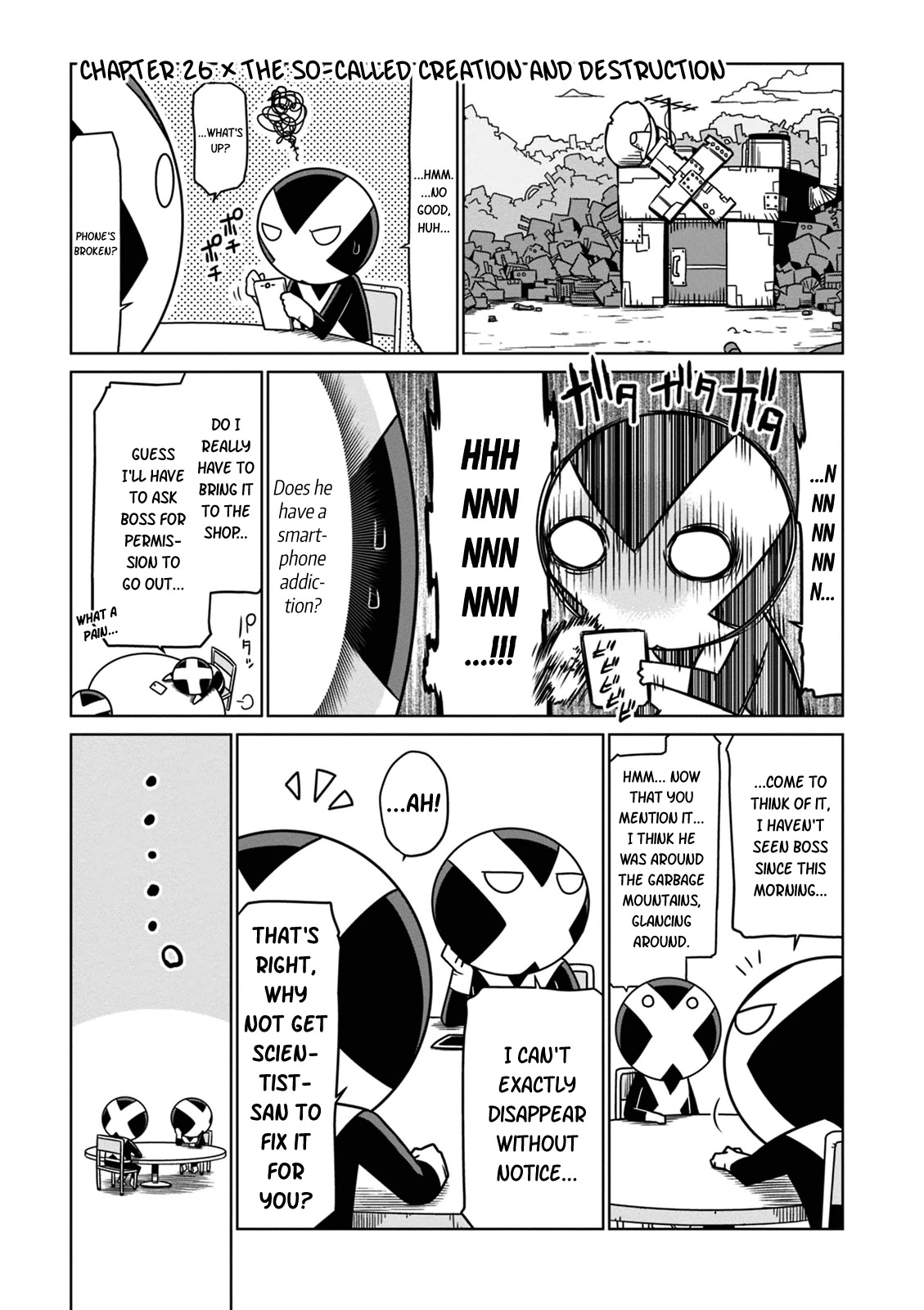 Zannen Jokanbu Black General-san Chapter 26 page 1 - Chapter 26: The So-Called Creation and Destruction