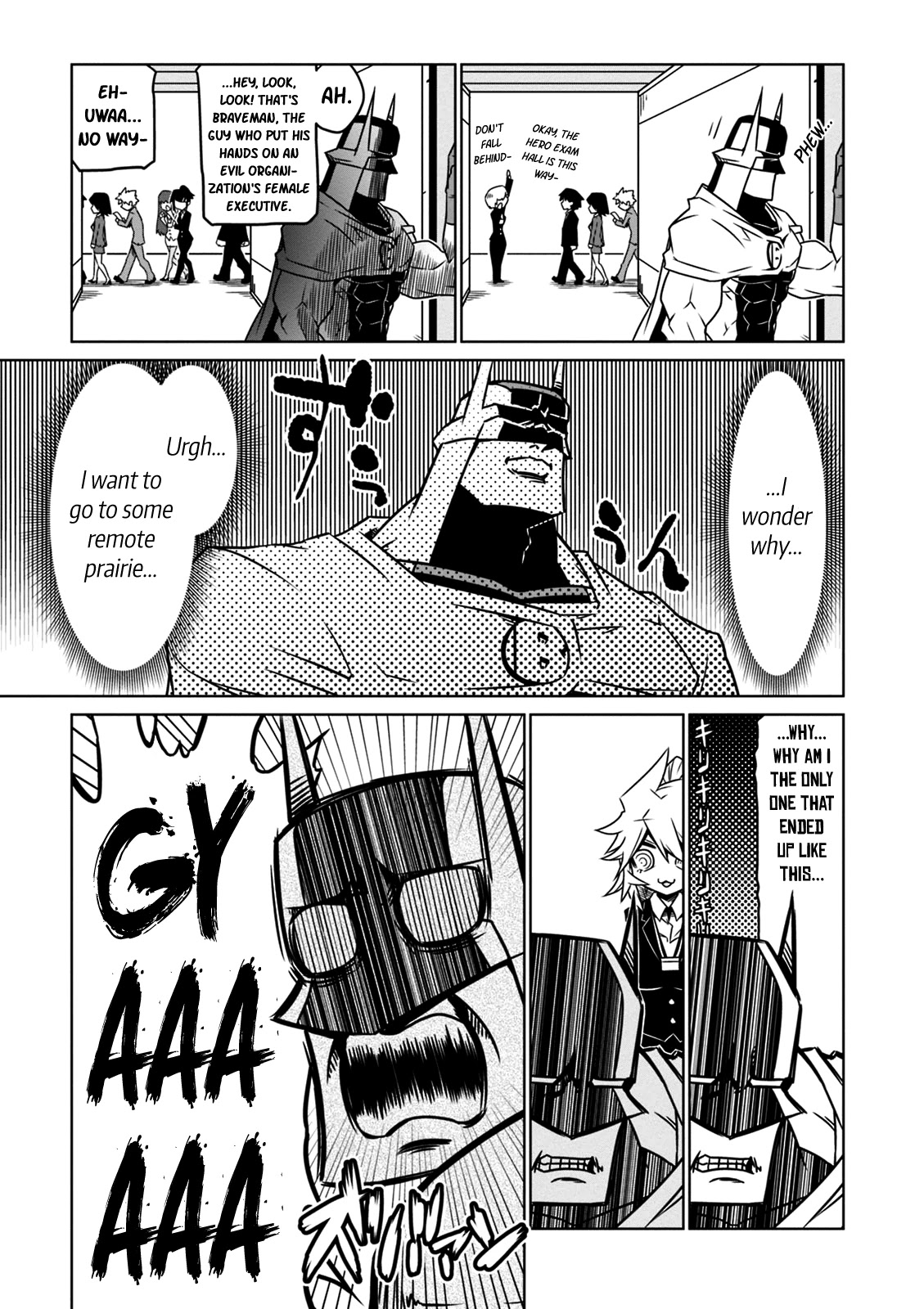 Zannen Jokanbu Black General-san Chapter 32 page 3 - Chapter 32: Infiltrating the Hero Exam!