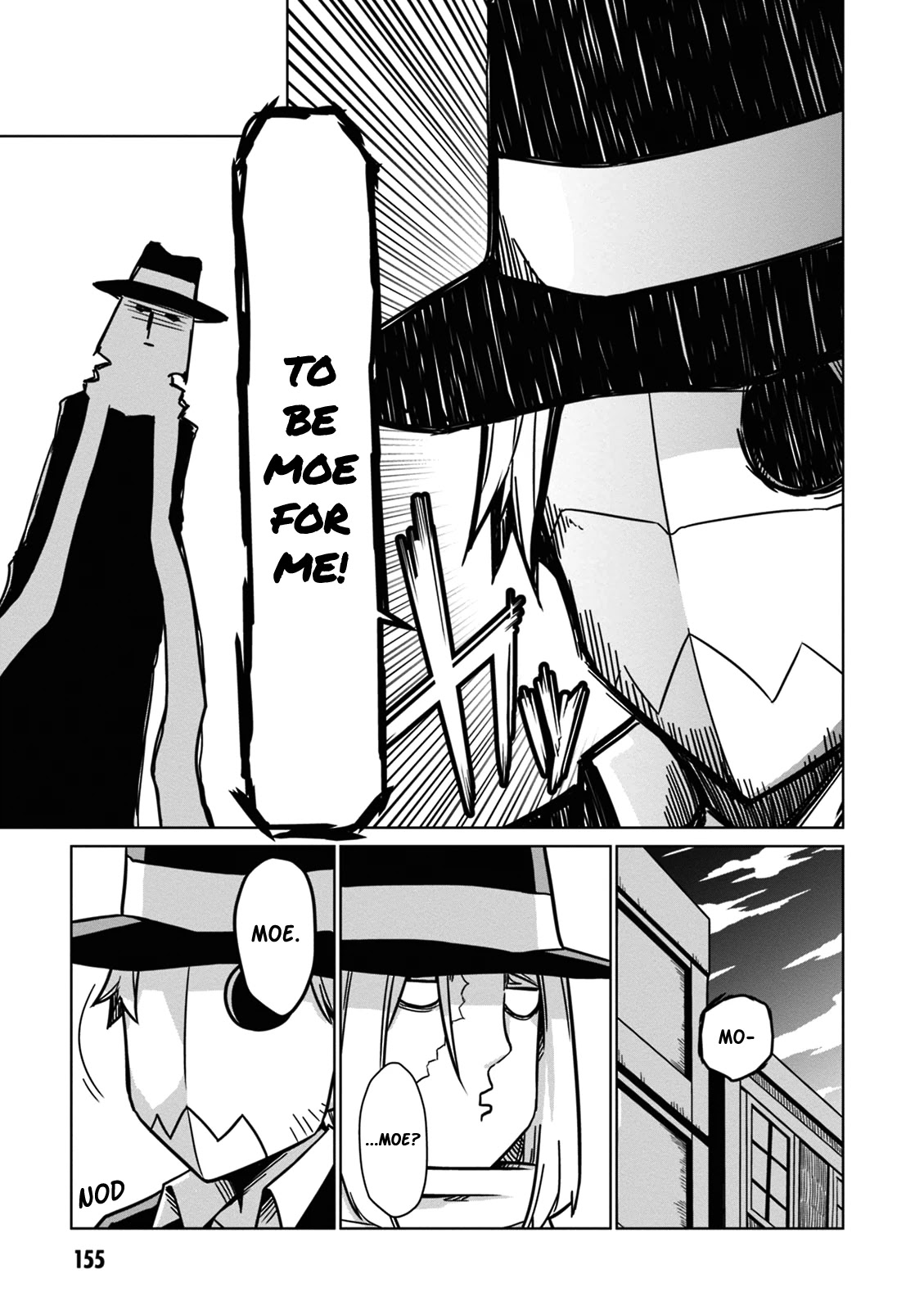 Zannen Jokanbu Black General-san Chapter 33.5 page 5 - Chapter 33.5: Special One Shot x The Hitwoman and the Masked Man