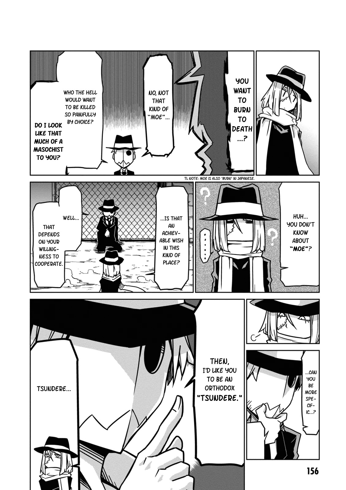 Zannen Jokanbu Black General-san Chapter 33.5 page 6 - Chapter 33.5: Special One Shot x The Hitwoman and the Masked Man