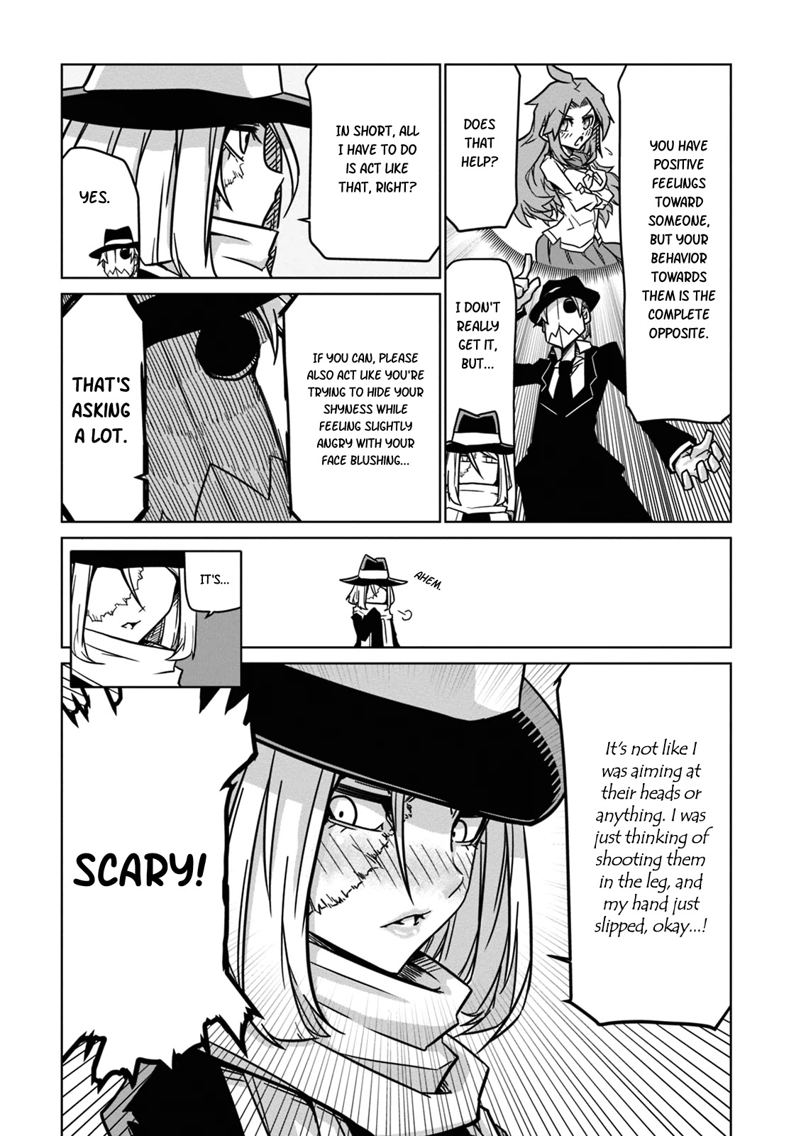 Zannen Jokanbu Black General-san Chapter 33.5 page 7 - Chapter 33.5: Special One Shot x The Hitwoman and the Masked Man