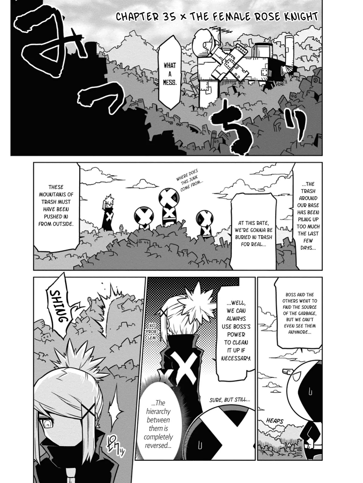 Zannen Jokanbu Black General-san Chapter 35 page 1 - Chapter 35: The Female Rose Knight