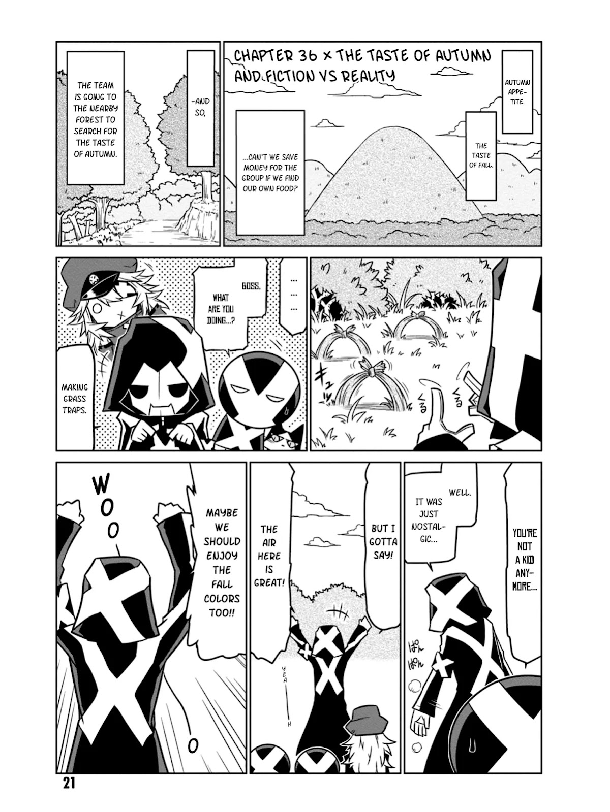 Zannen Jokanbu Black General-san Chapter 36 page 1 - Chapter 36: The Taste of Autumn and Fiction vs Reality