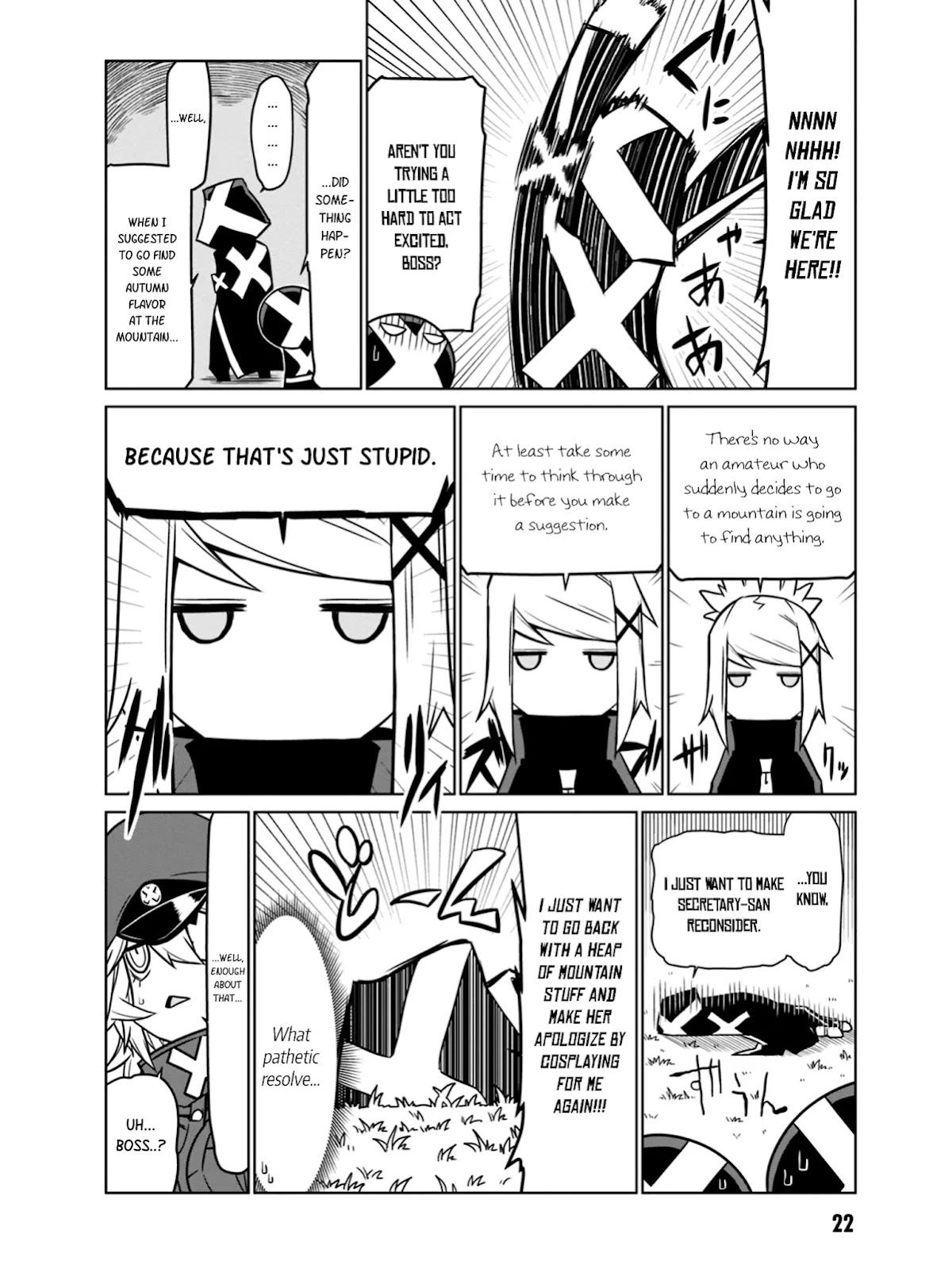 Zannen Jokanbu Black General-san Chapter 36 page 2 - Chapter 36: The Taste of Autumn and Fiction vs Reality