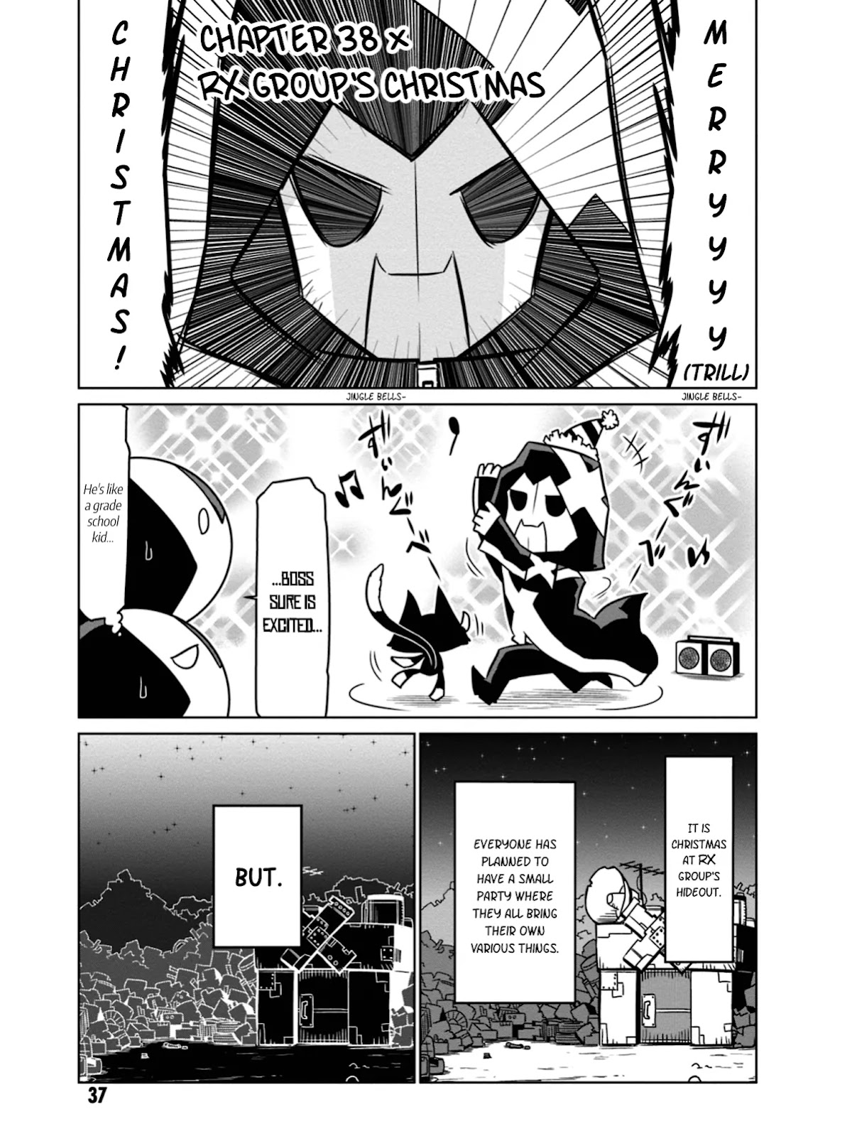 Zannen Jokanbu Black General-san Chapter 38 page 1 - Chapter 38: RX Group's Christmas