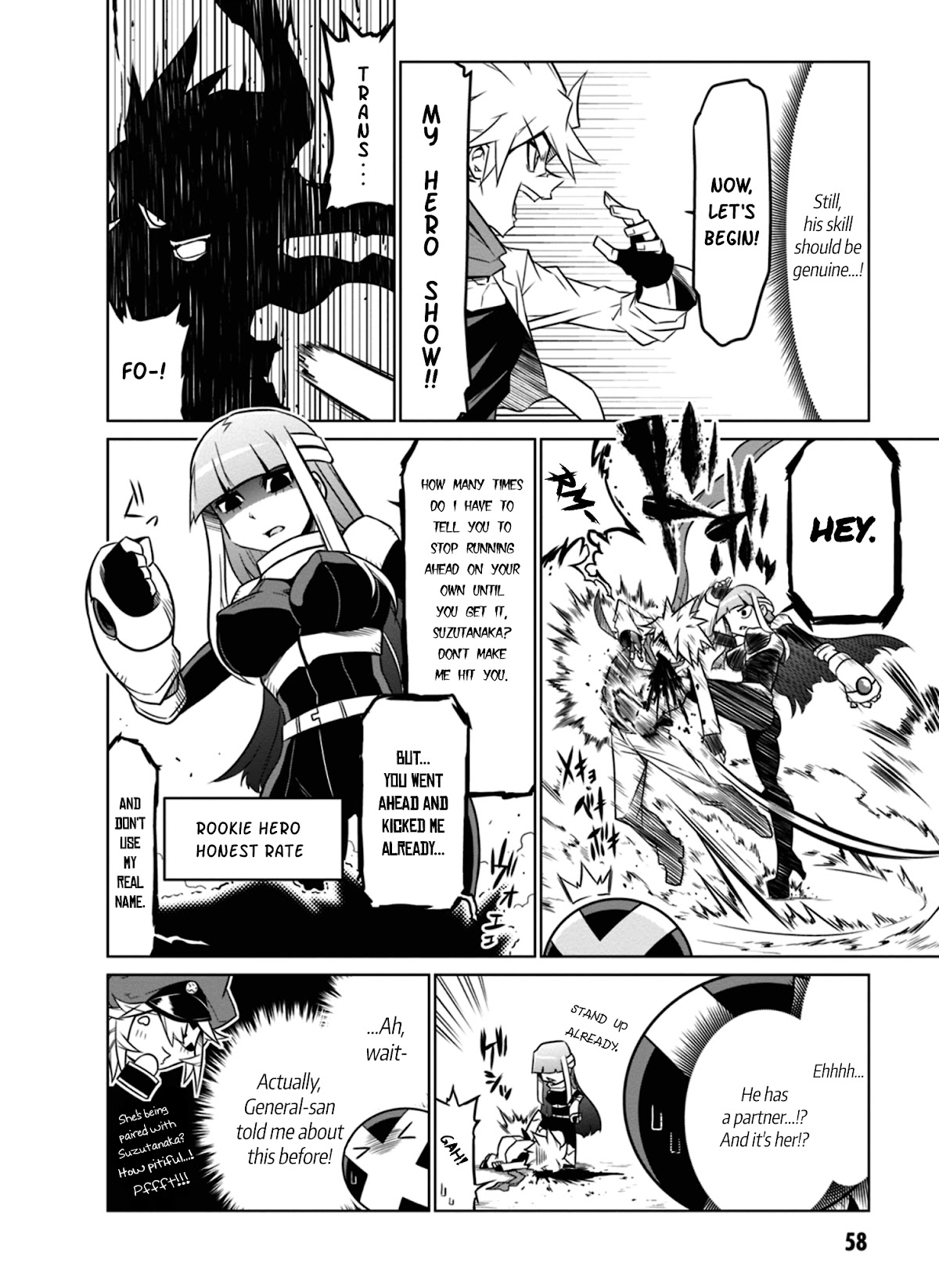 Zannen Jokanbu Black General-san Chapter 40 page 6 - Chapter 40: Attack of the Evil Organization Next Door