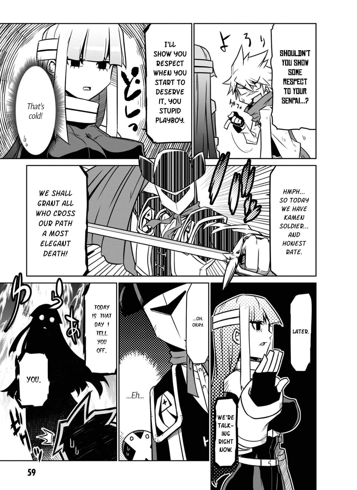Zannen Jokanbu Black General-san Chapter 40 page 7 - Chapter 40: Attack of the Evil Organization Next Door