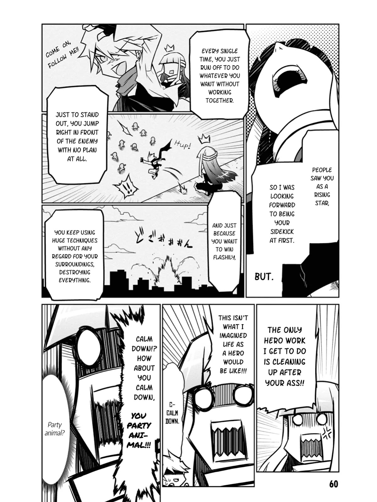 Zannen Jokanbu Black General-san Chapter 40 page 8 - Chapter 40: Attack of the Evil Organization Next Door