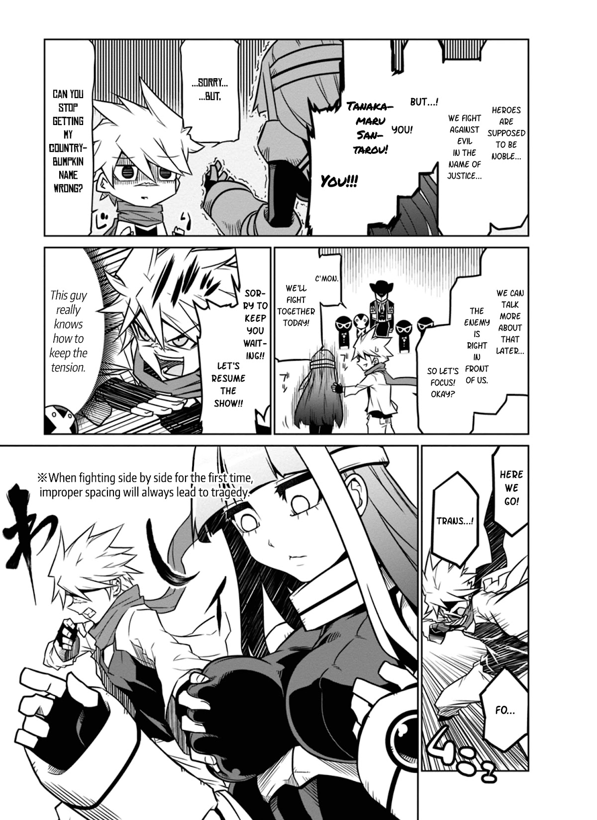 Zannen Jokanbu Black General-san Chapter 40 page 9 - Chapter 40: Attack of the Evil Organization Next Door