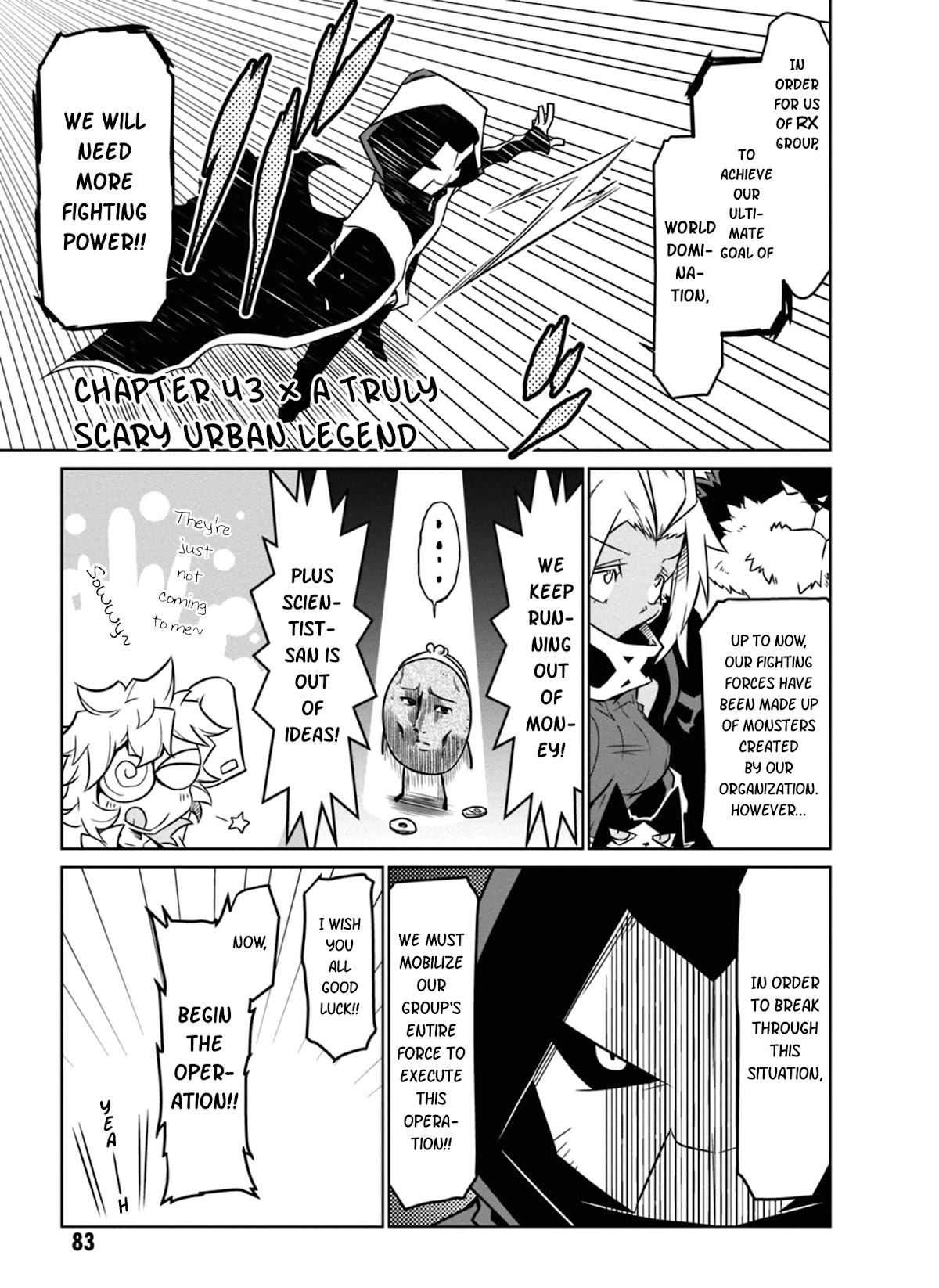 Zannen Jokanbu Black General-san Chapter 43 page 1 - Chapter 43: A Truly Scary Urban Legend