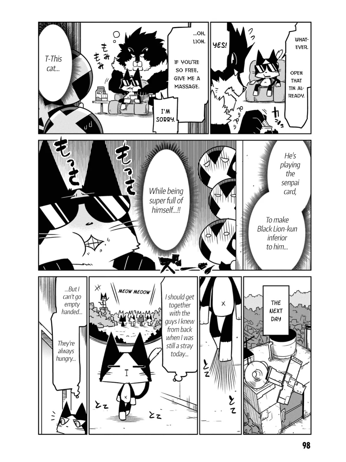 Zannen Jokanbu Black General-san Chapter 44 page 6 - Chapter 44: Black Lion-kun's Daily Life