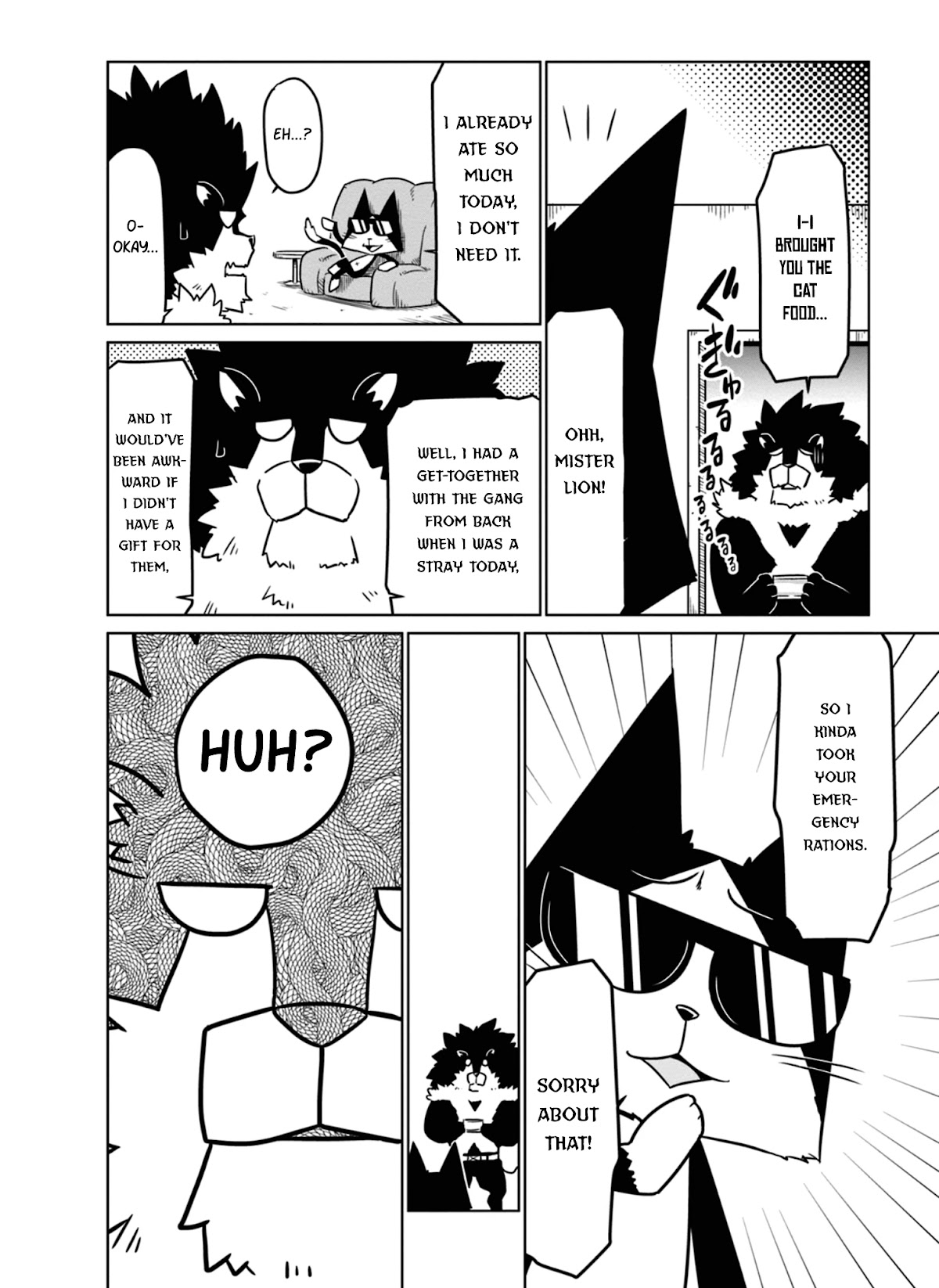 Zannen Jokanbu Black General-san Chapter 44 page 8 - Chapter 44: Black Lion-kun's Daily Life