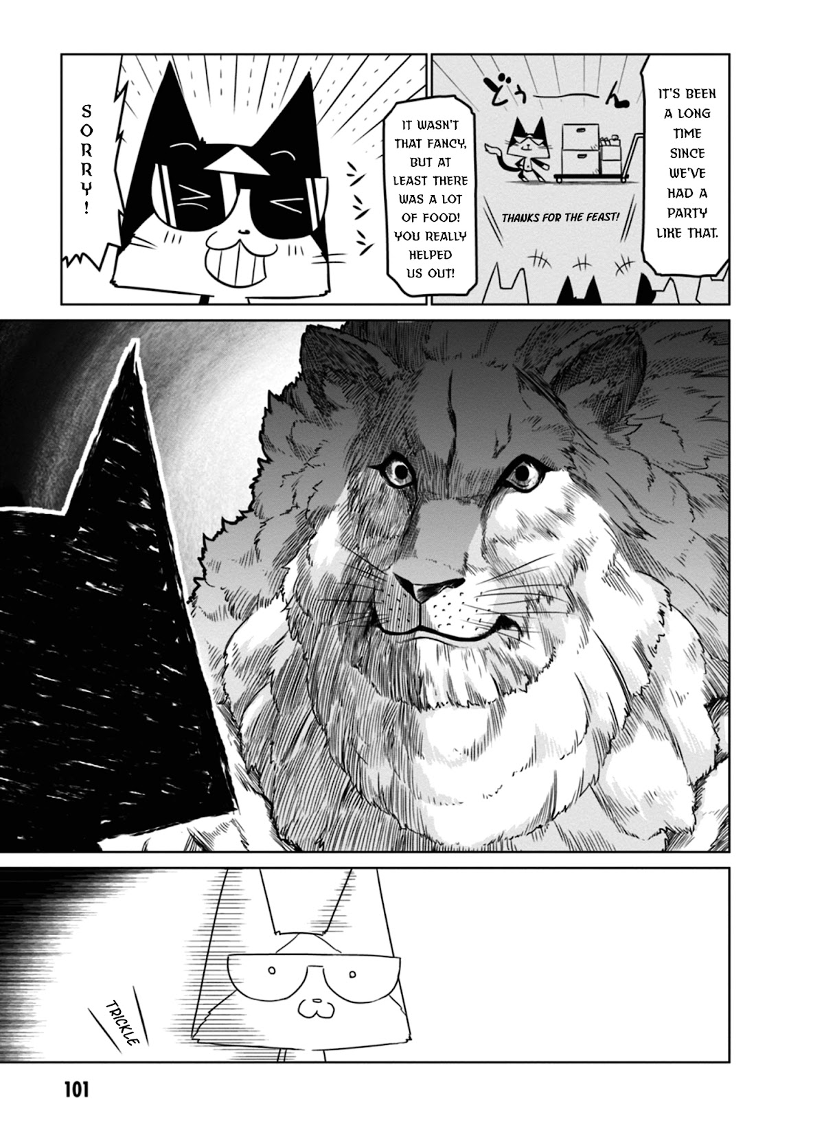 Zannen Jokanbu Black General-san Chapter 44 page 9 - Chapter 44: Black Lion-kun's Daily Life