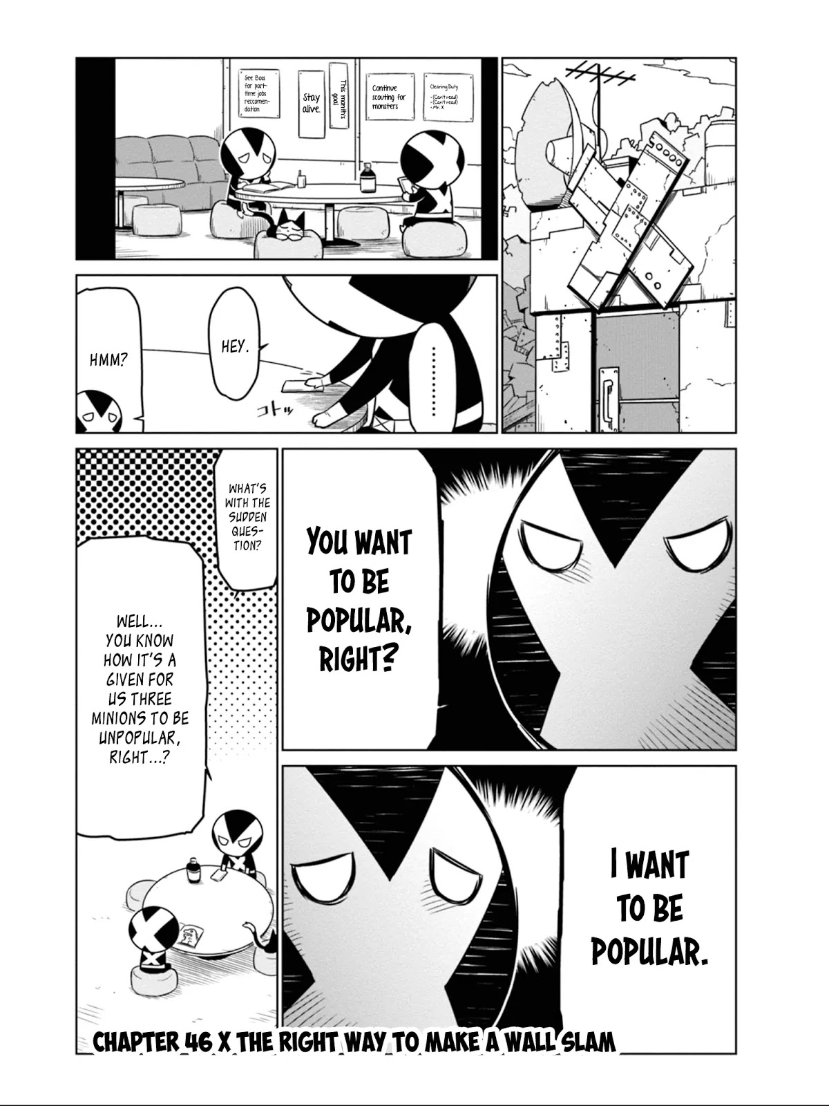 Zannen Jokanbu Black General-san Chapter 46 page 1 - Chapter 46: The Right Way To Make A Wall Slam