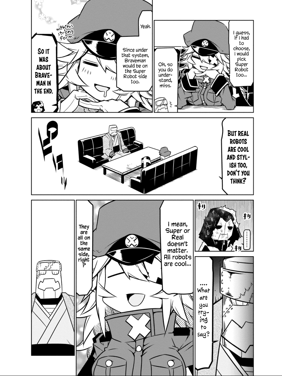 Zannen Jokanbu Black General-san Chapter 48 page 8 - Chapter 48: The Blood and Iron of the Robot Yakuza