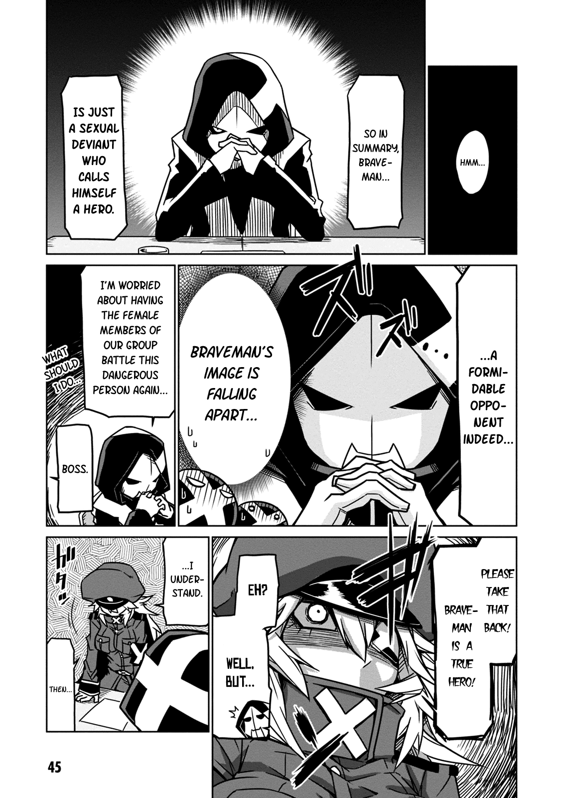 Zannen Jokanbu Black General-san Chapter 5 page 7 - Chapter 5: First World Domination Meeting