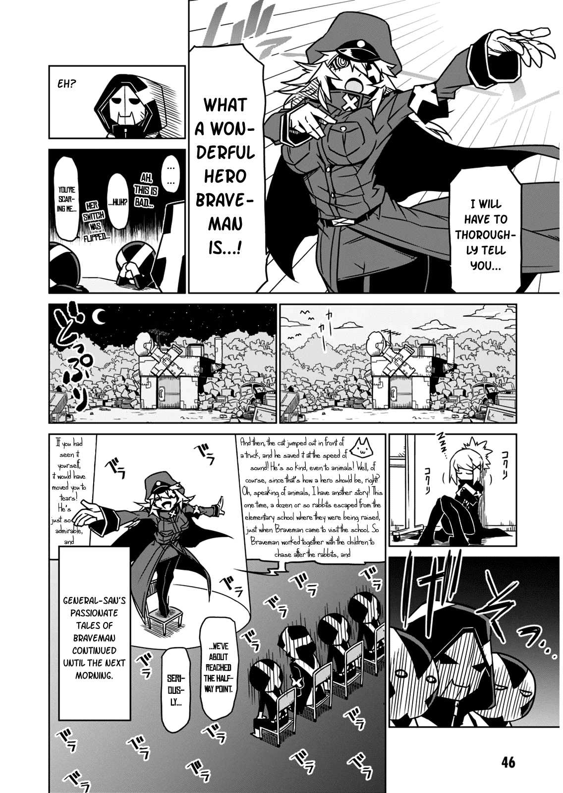 Zannen Jokanbu Black General-san Chapter 5 page 8 - Chapter 5: First World Domination Meeting