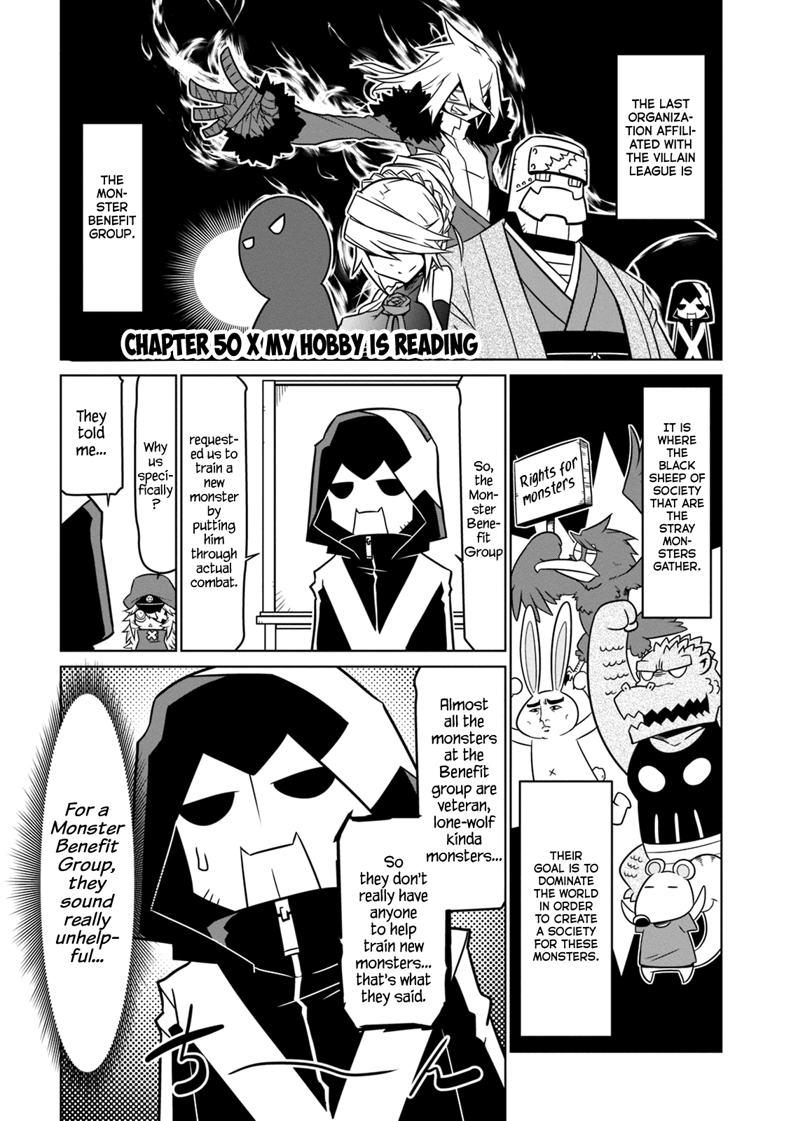 Zannen Jokanbu Black General-san Chapter 50 page 1 - Chapter 50: My Hobby Is Reading