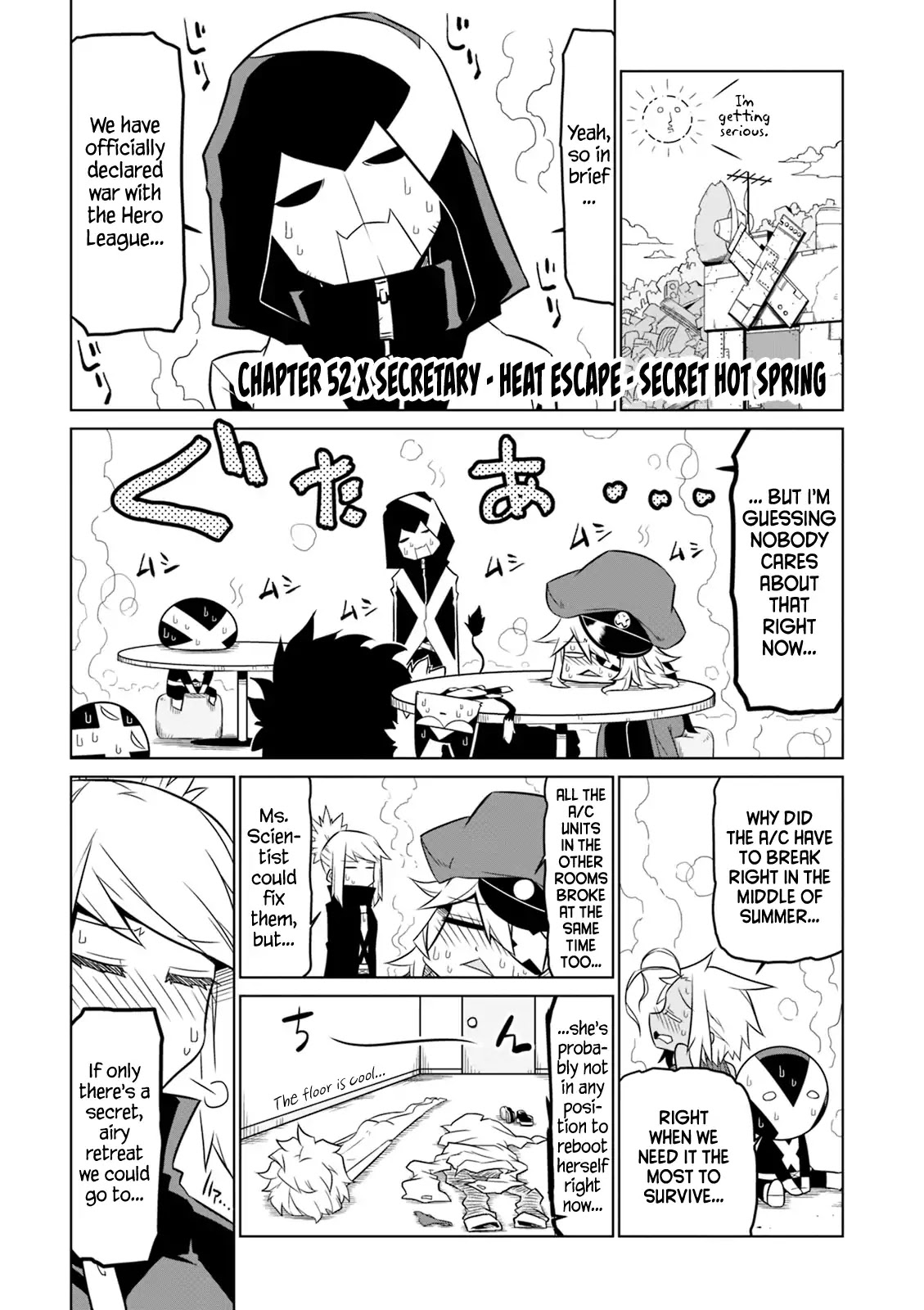Zannen Jokanbu Black General-san Chapter 52 page 1 - Chapter 52: Secretary - Heat Escape - Secret Hot Spring