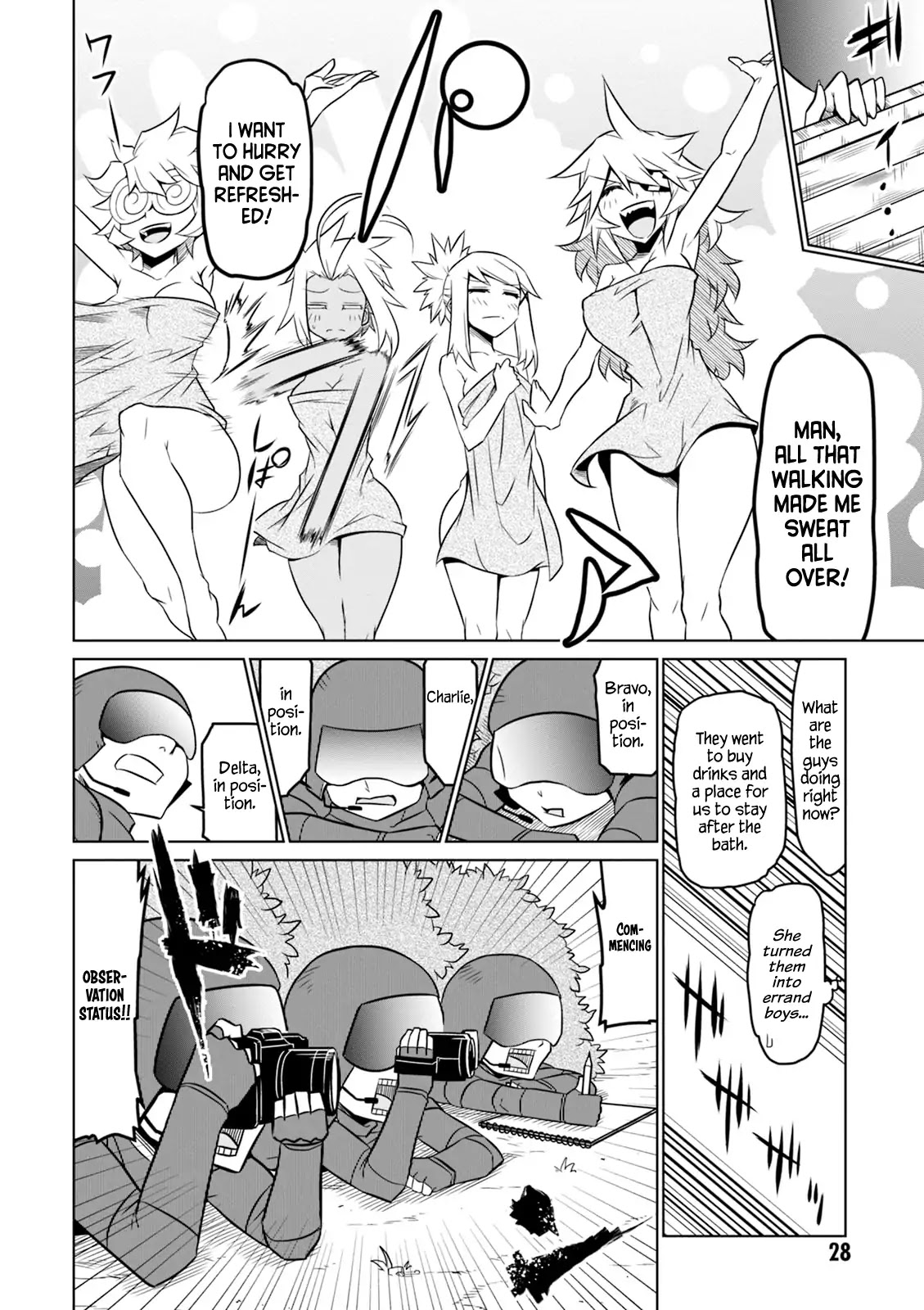 Zannen Jokanbu Black General-san Chapter 52 page 6 - Chapter 52: Secretary - Heat Escape - Secret Hot Spring