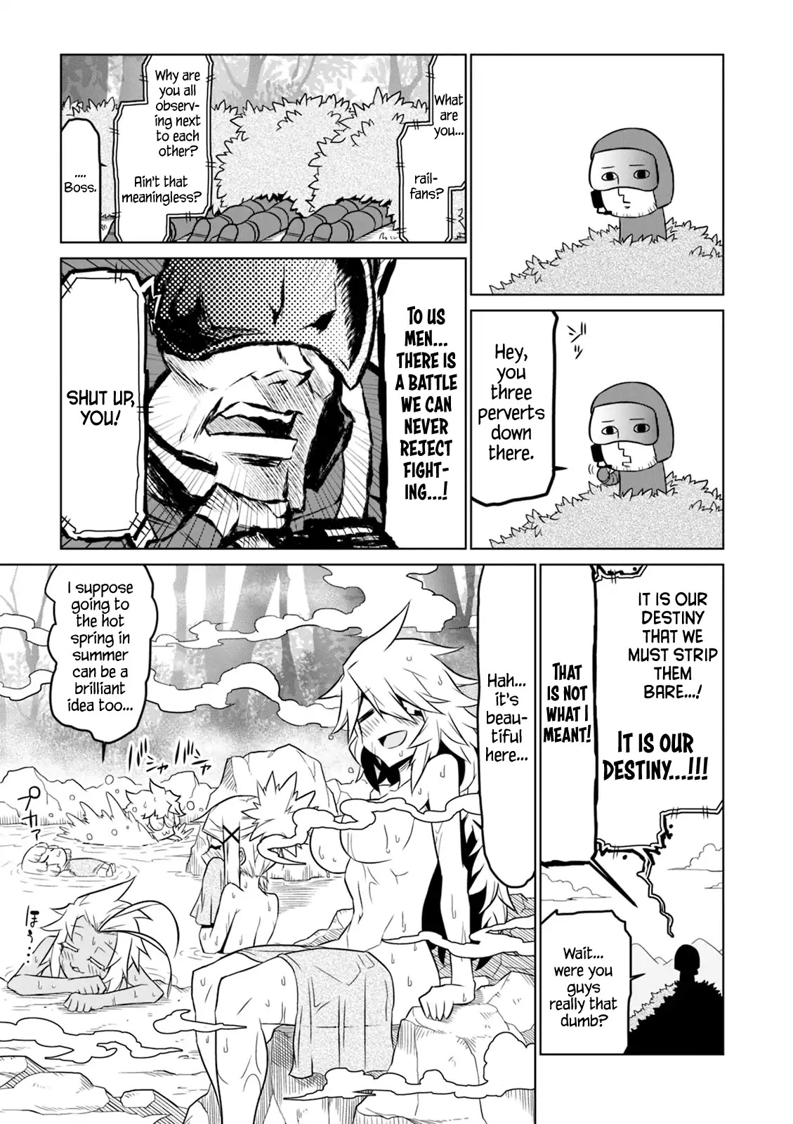 Zannen Jokanbu Black General-san Chapter 52 page 7 - Chapter 52: Secretary - Heat Escape - Secret Hot Spring