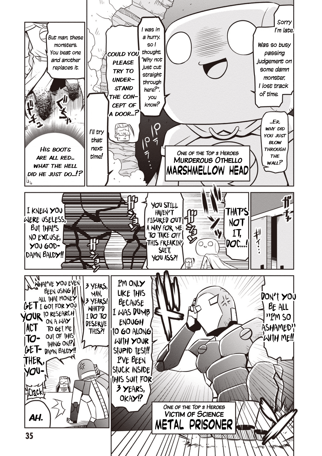 Zannen Jokanbu Black General-san Chapter 53 page 3 - Chapter 53: The Hero Meeting