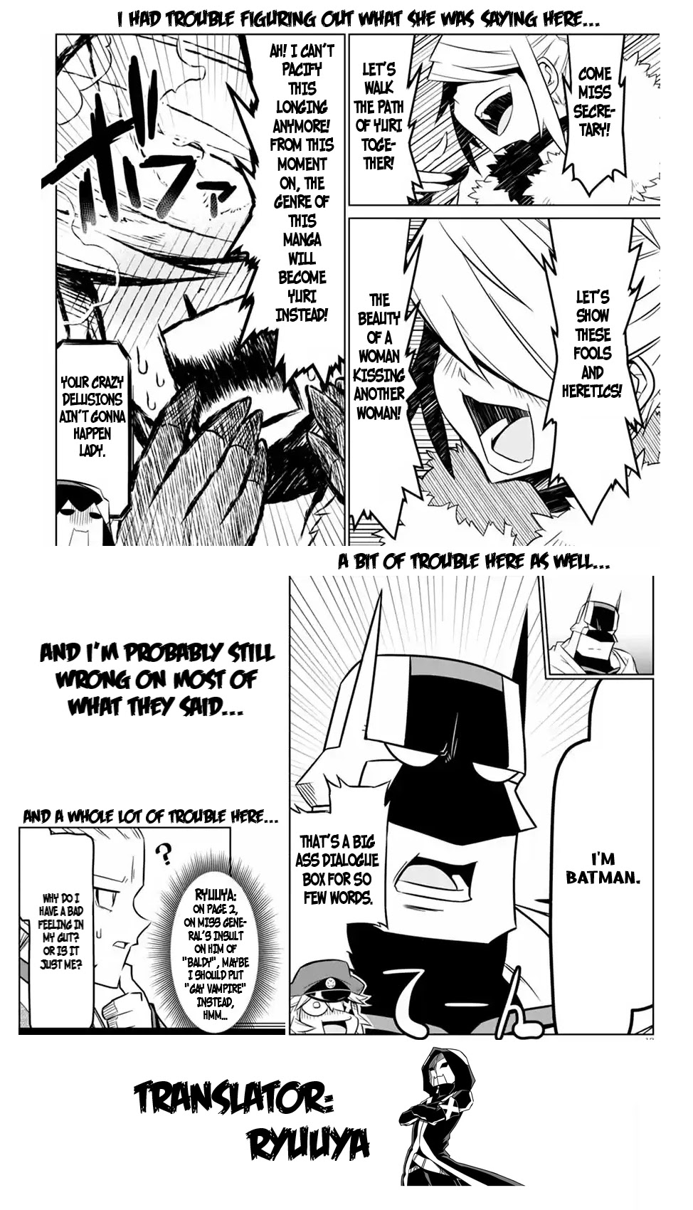 Zannen Jokanbu Black General-san Chapter 64 page 23 - Chapter 64: The Final Battle of Evil VS Evil