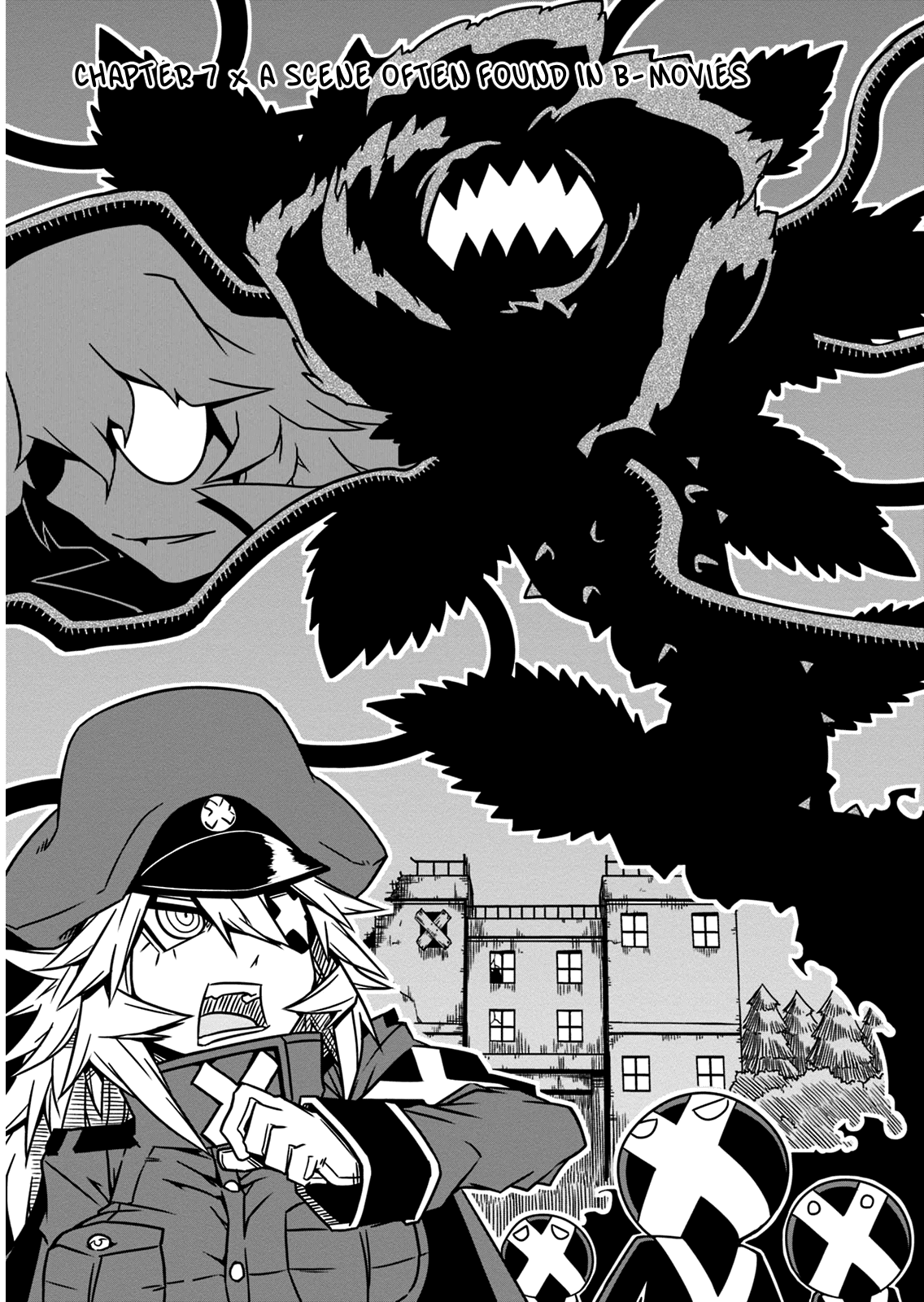 Zannen Jokanbu Black General-san Chapter 7 page 1 - Chapter 7: A Scene Often Found in B-Movies