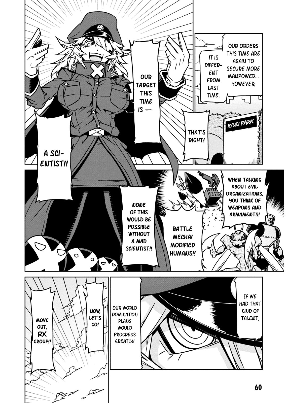 Zannen Jokanbu Black General-san Chapter 7 page 2 - Chapter 7: A Scene Often Found in B-Movies