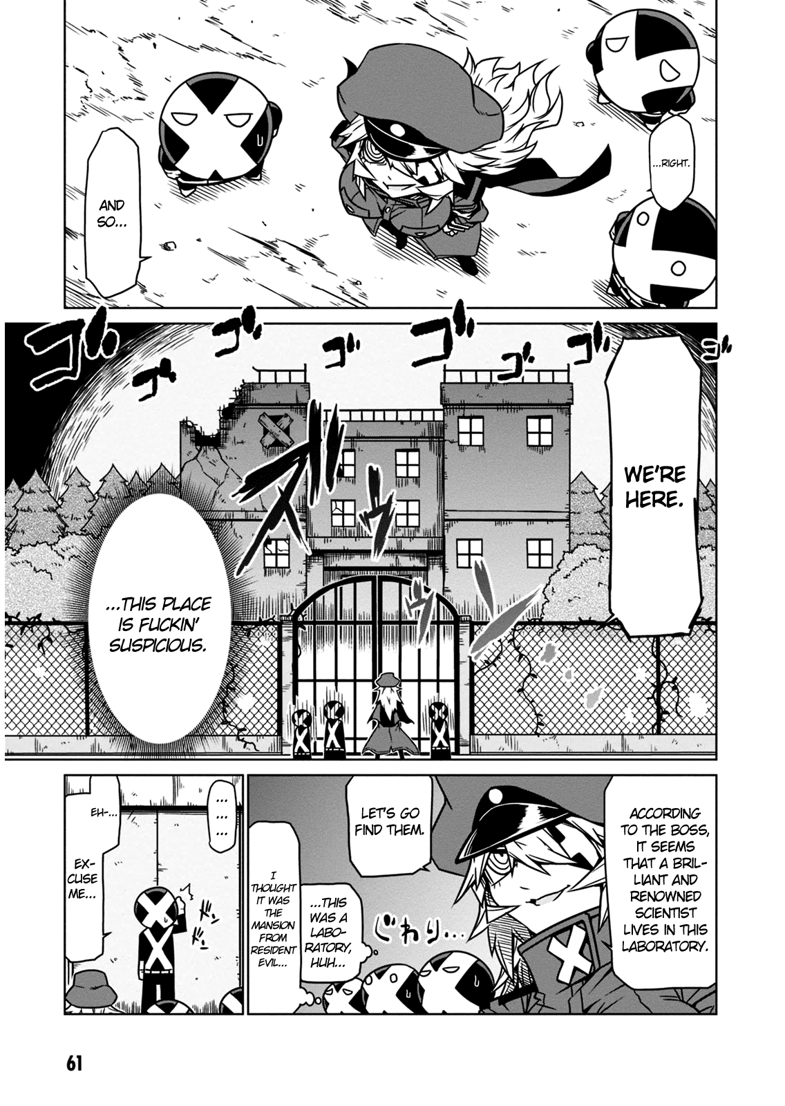 Zannen Jokanbu Black General-san Chapter 7 page 3 - Chapter 7: A Scene Often Found in B-Movies