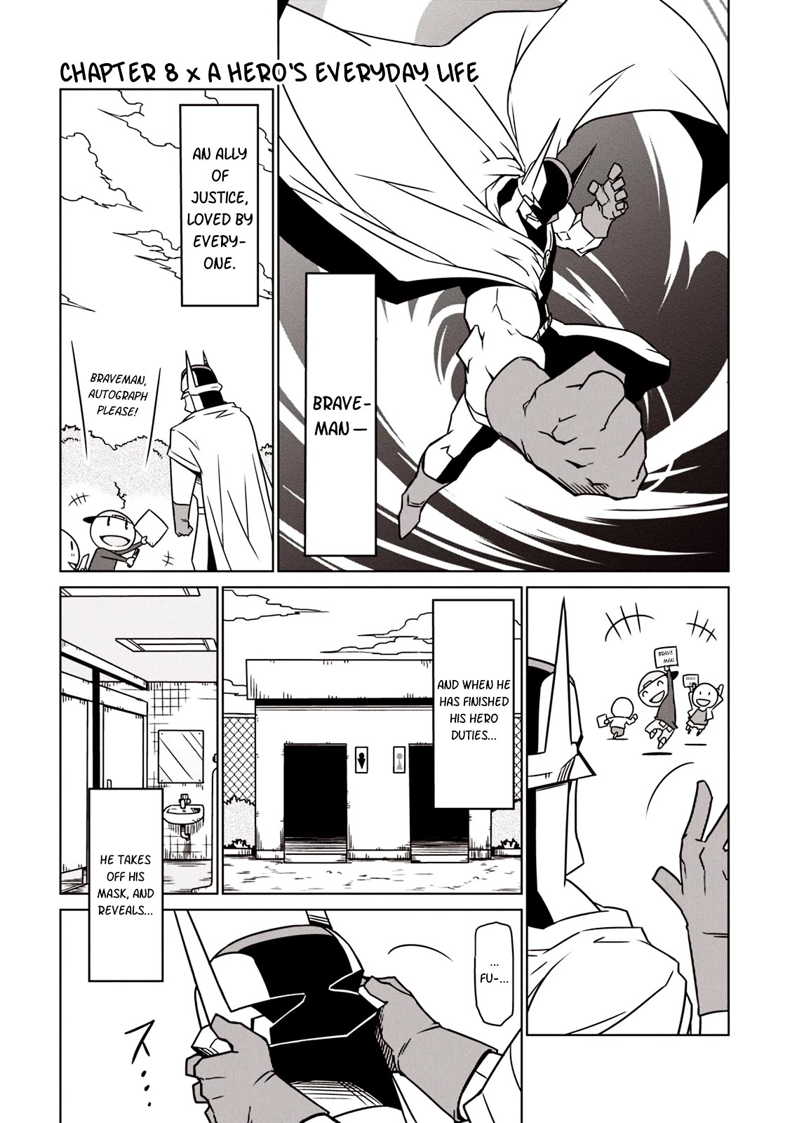 Zannen Jokanbu Black General-san Chapter 8 page 1 - Chapter 8: A Hero's Everyday Life