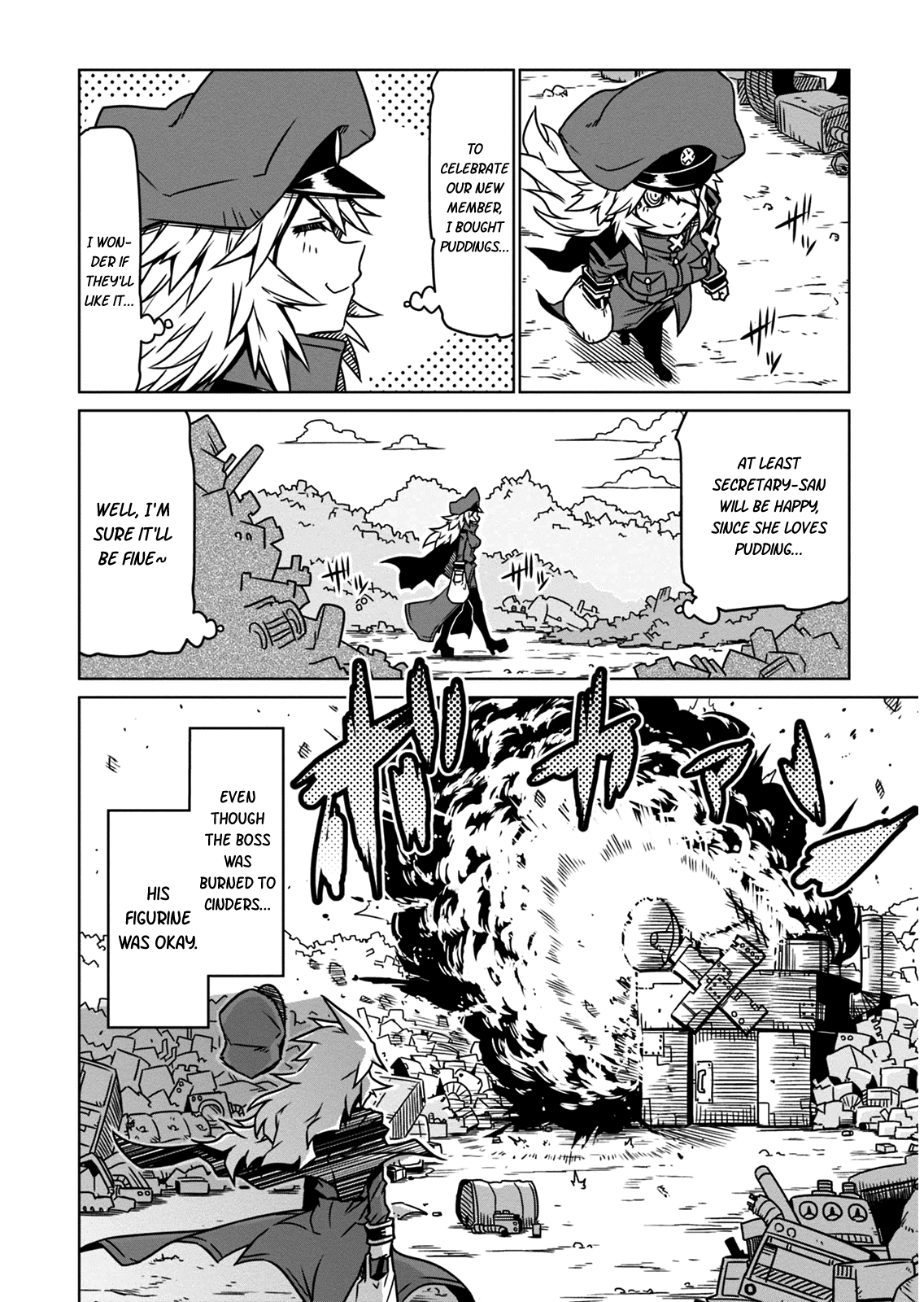 Zannen Jokanbu Black General-san Chapter 9 page 10 - Chapter 9: Secretary and Pudding and Explosions