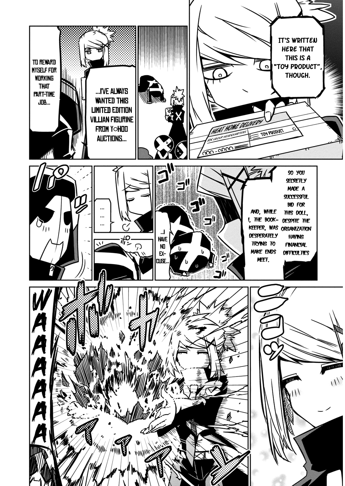 Zannen Jokanbu Black General-san Chapter 9 page 4 - Chapter 9: Secretary and Pudding and Explosions