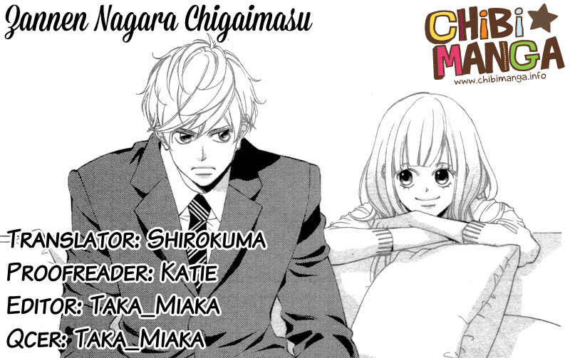 Zannen Nagara Chigaimasu Chapter 1.5 page 1 - Chapter 1.5: Zannen Nagara Chigaimasu Extra
