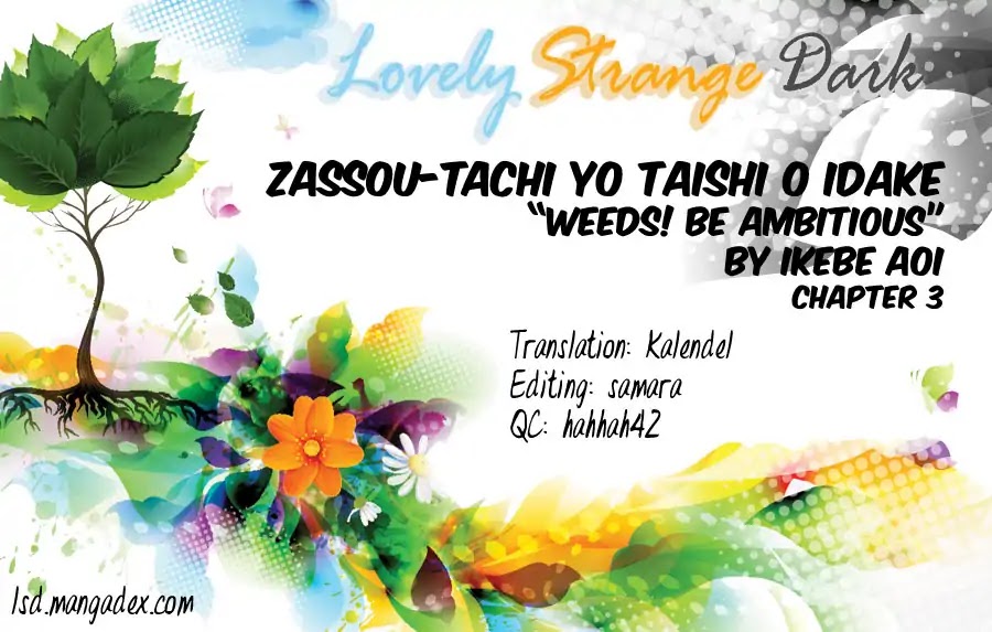Zassou Tachi yo Taishi wo Idake Chapter 3 page 1 - Chapter 3