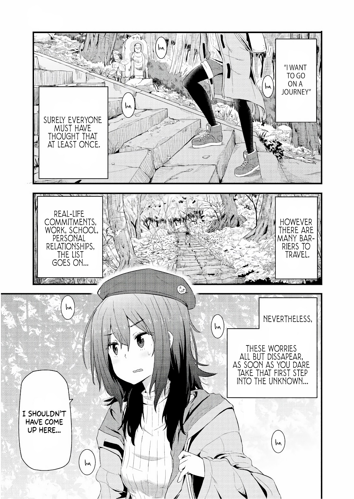 Zatsu Tabi: That's Journey Chapter 1 page 4 - Chapter 1: The first 1225 steps