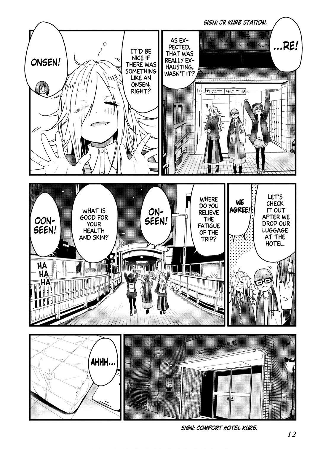 Zatsu Tabi: That's Journey Chapter 10 page 13 - Chapter 10: 9th Trip (Part 2) - The 3 girls' friendship deepens