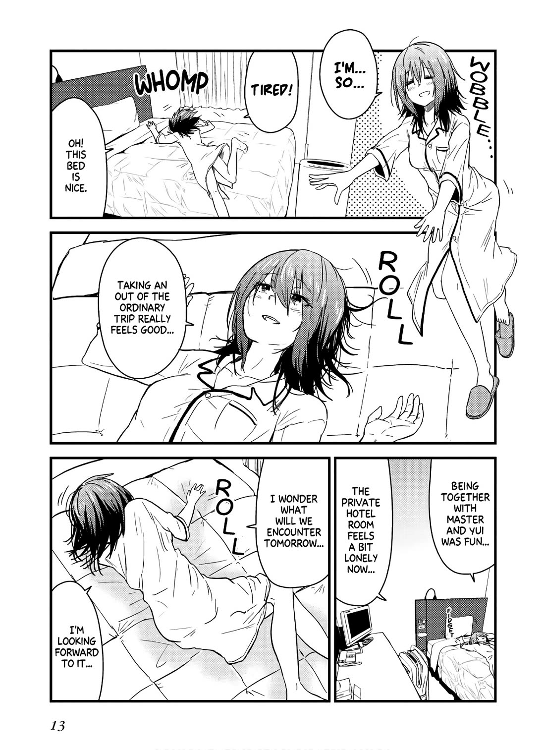 Zatsu Tabi: That's Journey Chapter 10 page 14 - Chapter 10: 9th Trip (Part 2) - The 3 girls' friendship deepens