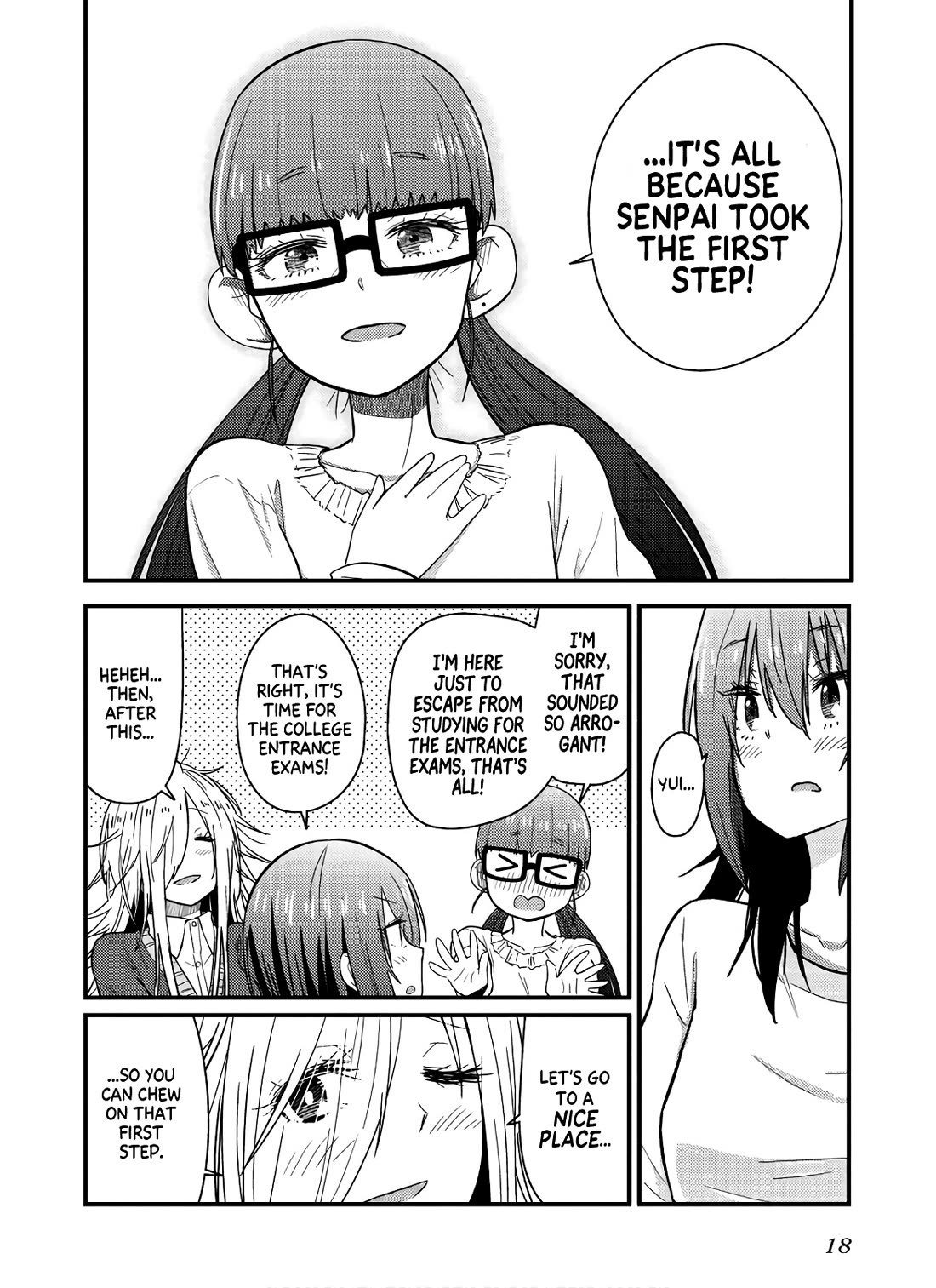 Zatsu Tabi: That's Journey Chapter 10 page 19 - Chapter 10: 9th Trip (Part 2) - The 3 girls' friendship deepens
