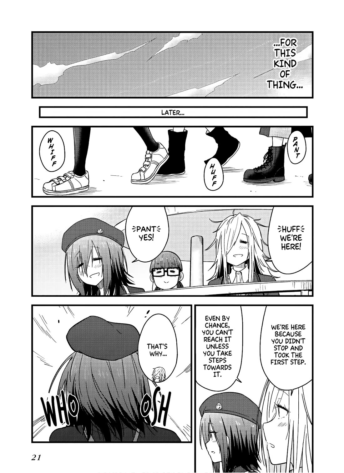 Zatsu Tabi: That's Journey Chapter 10 page 22 - Chapter 10: 9th Trip (Part 2) - The 3 girls' friendship deepens