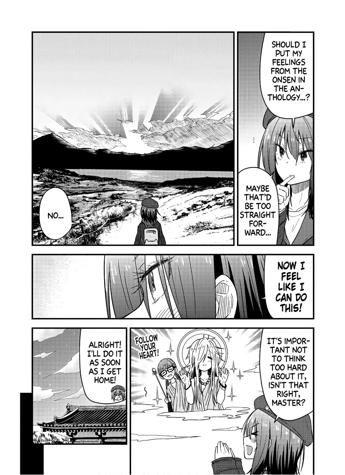 Zatsu Tabi: That's Journey Chapter 11 page 23 - Chapter 11: 10th Trip - Completed in an onsen